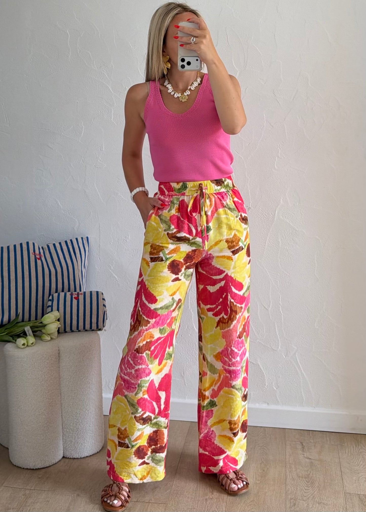 Pantalon MARINE Fuschia