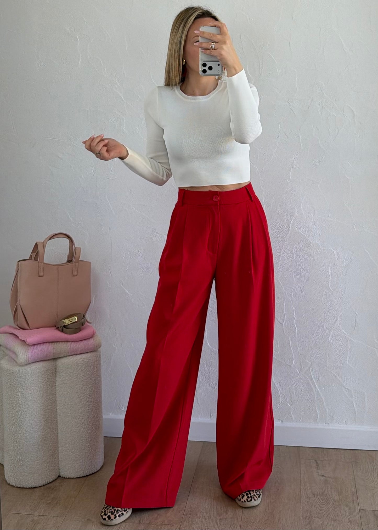 Pantalon CORALIE Rouge 💋