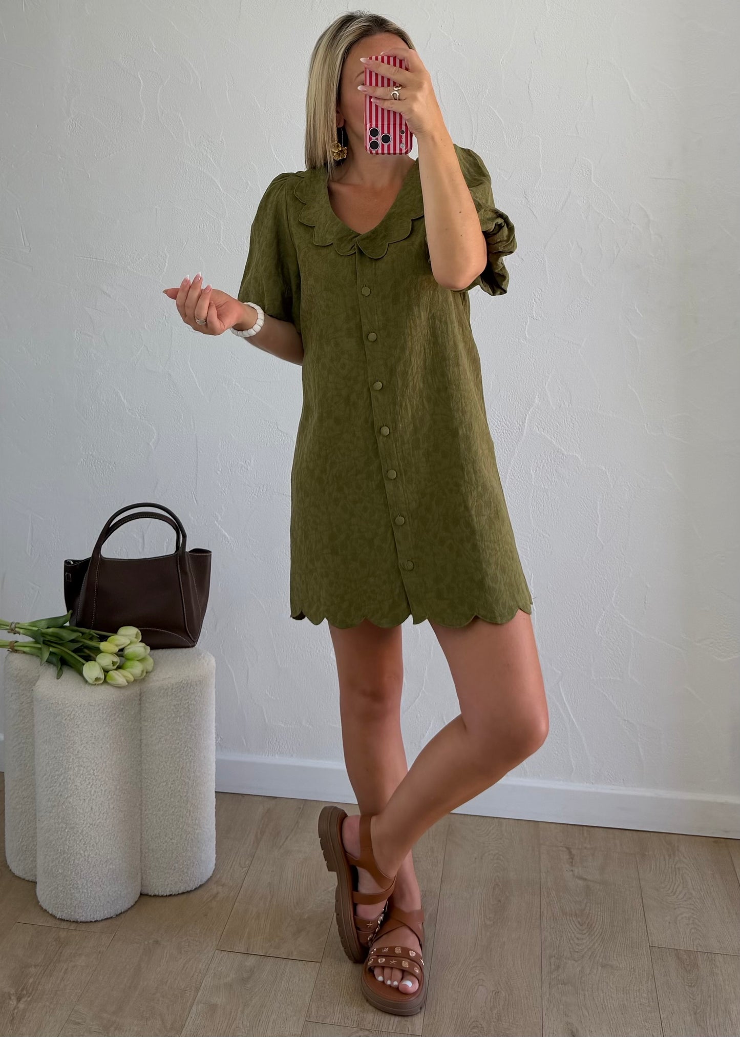 Robe ÉNORA Kaki