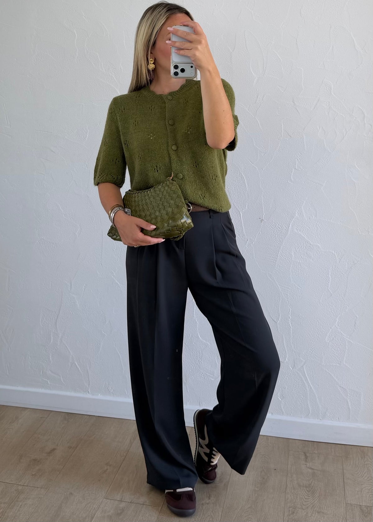 Gilet Elio vert olive