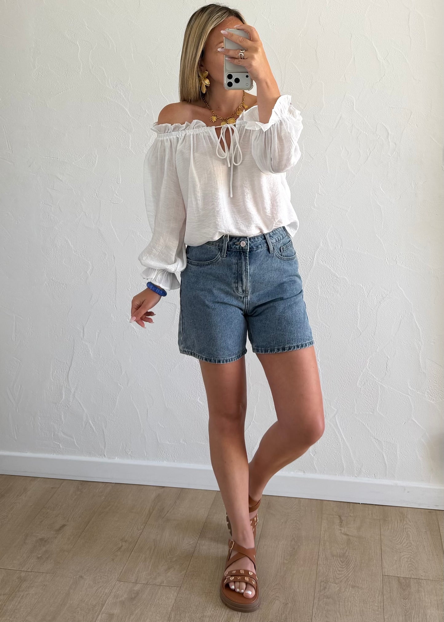 Blouse YLIANA Ecru