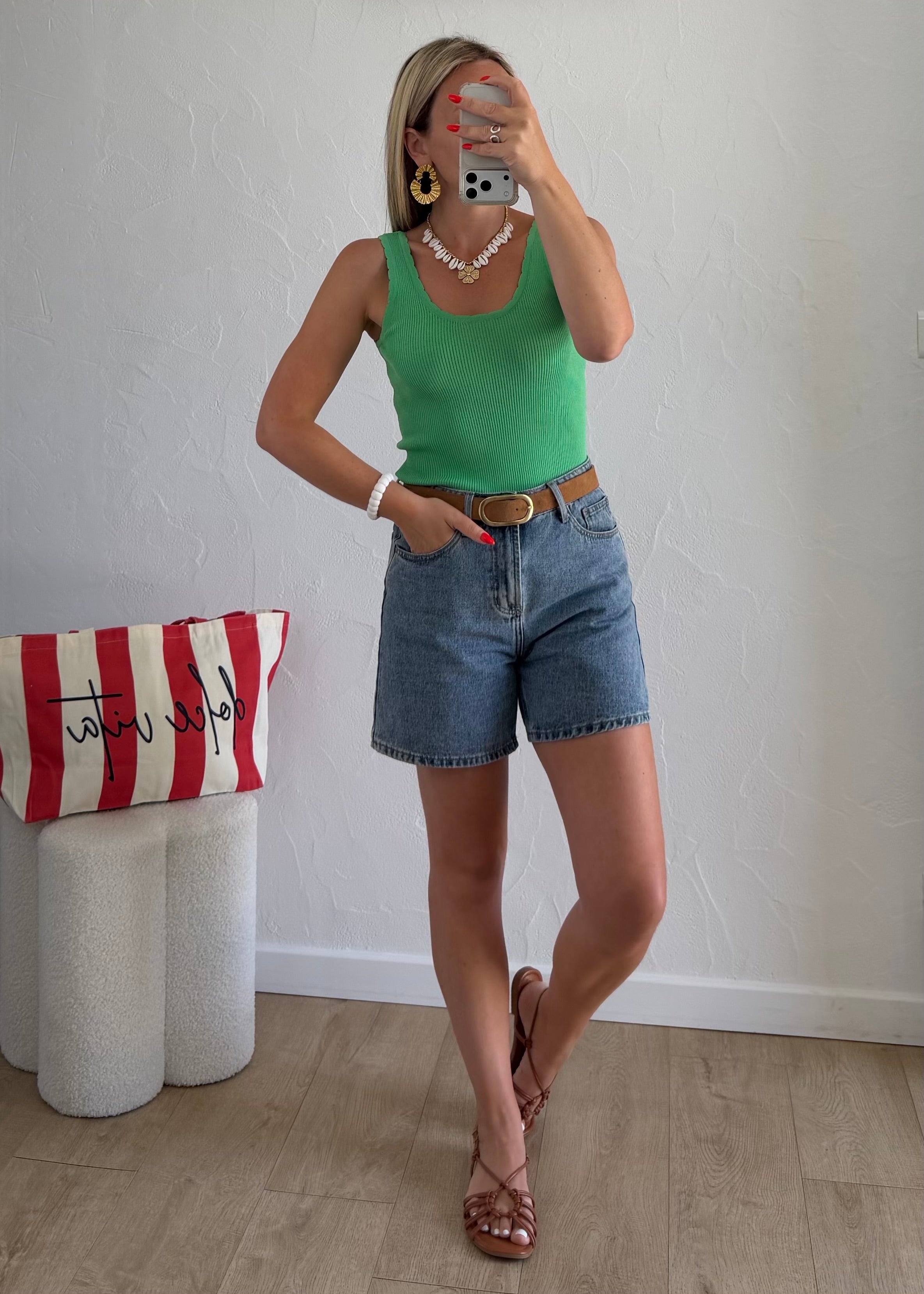 Débardeur NAELLE Vert