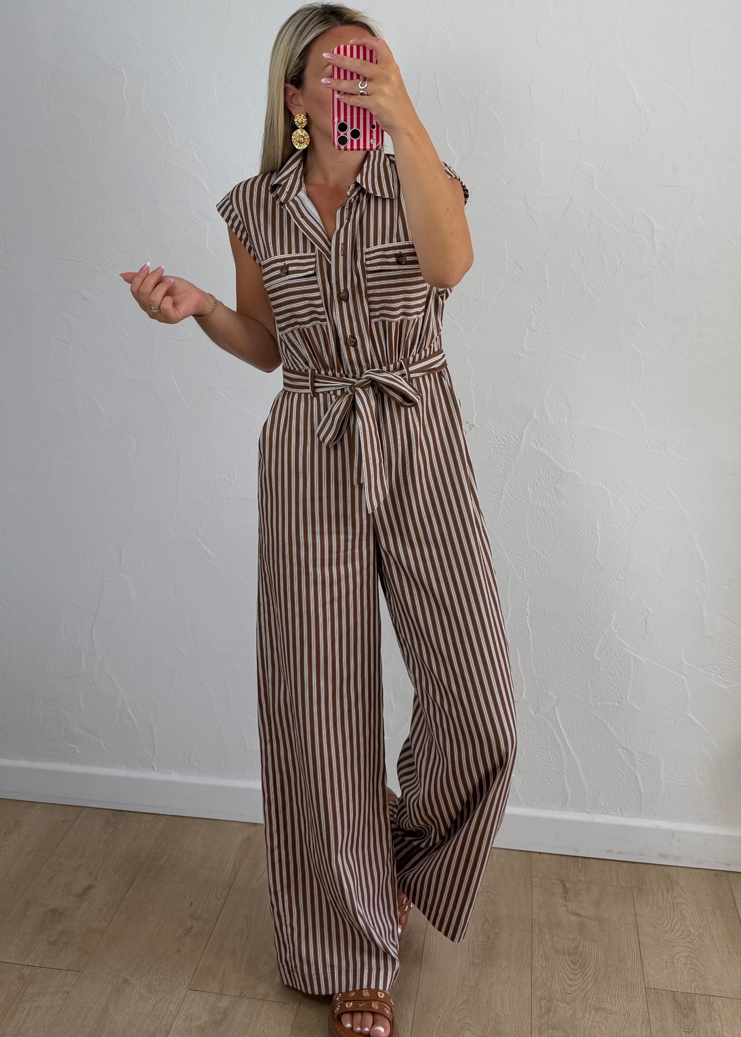 Combi-Pantalon HORTENSE Choco