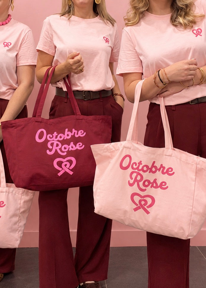 Octobre Rose • 1 T-shirt = 1 Don de 5€ reversé à la ligue contre le cancer