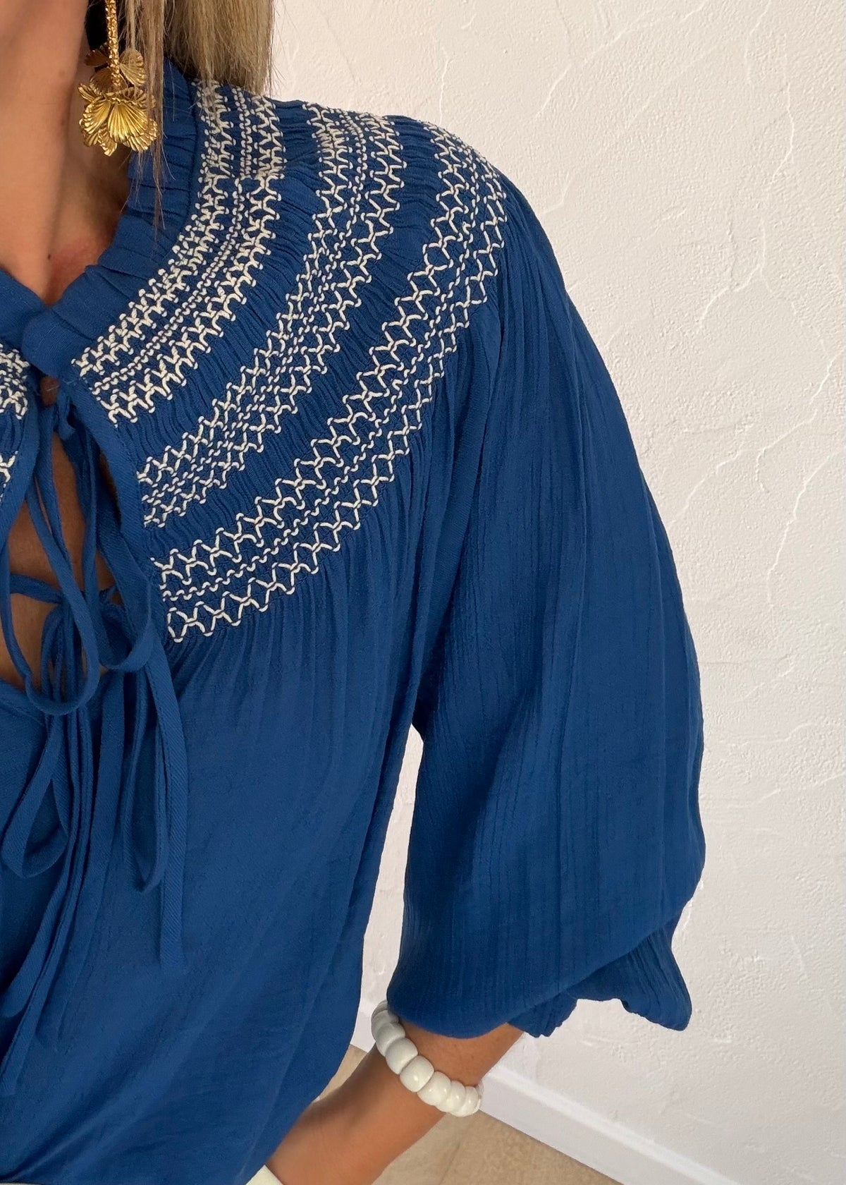 Blouse LENAELLE Bleu