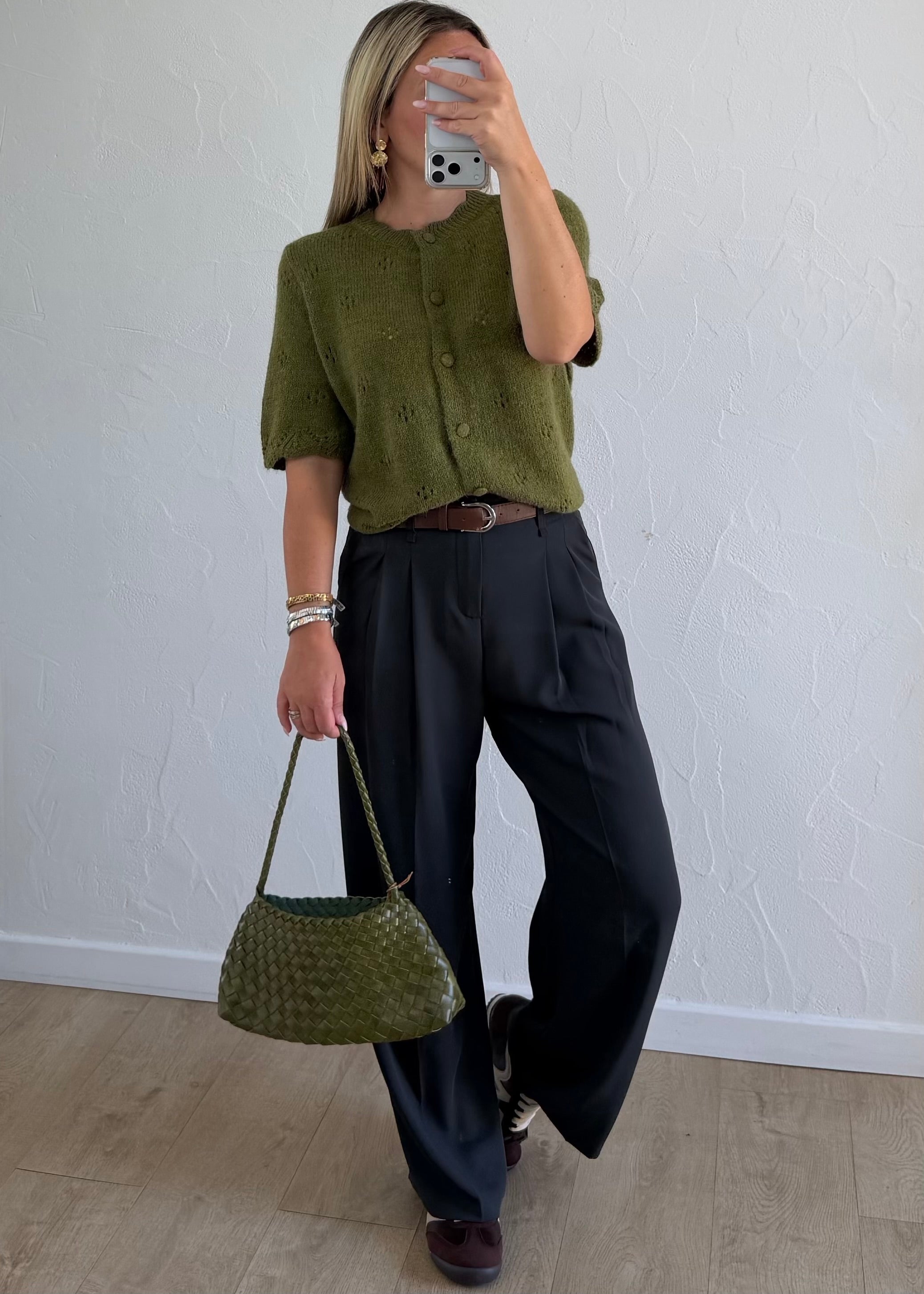 Gilet Elio vert olive