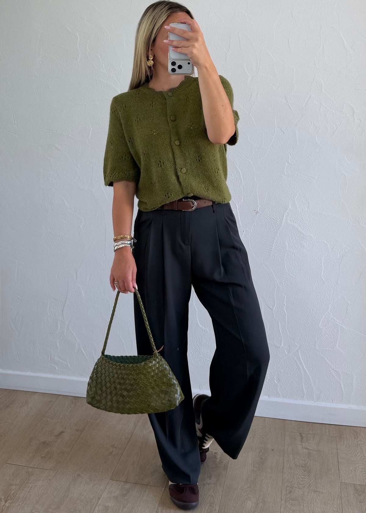 Gilet Elio vert olive