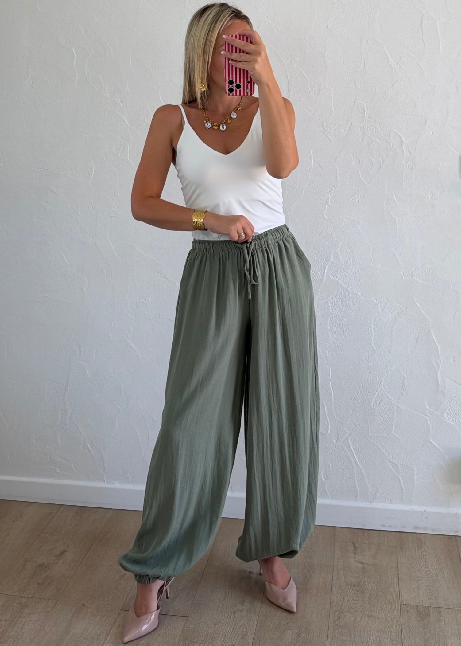 Pantalon NINON Kaki