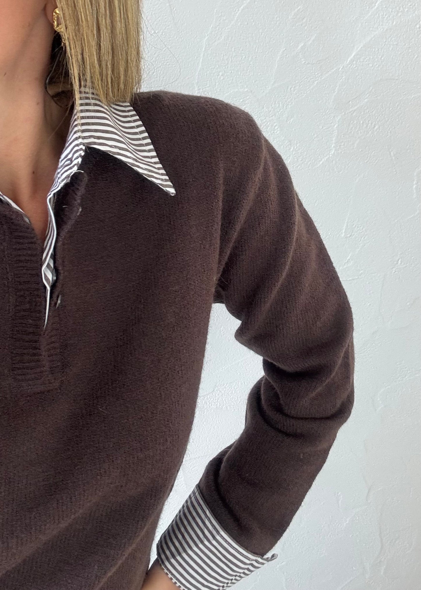 Pull ORELIANE Chocolat