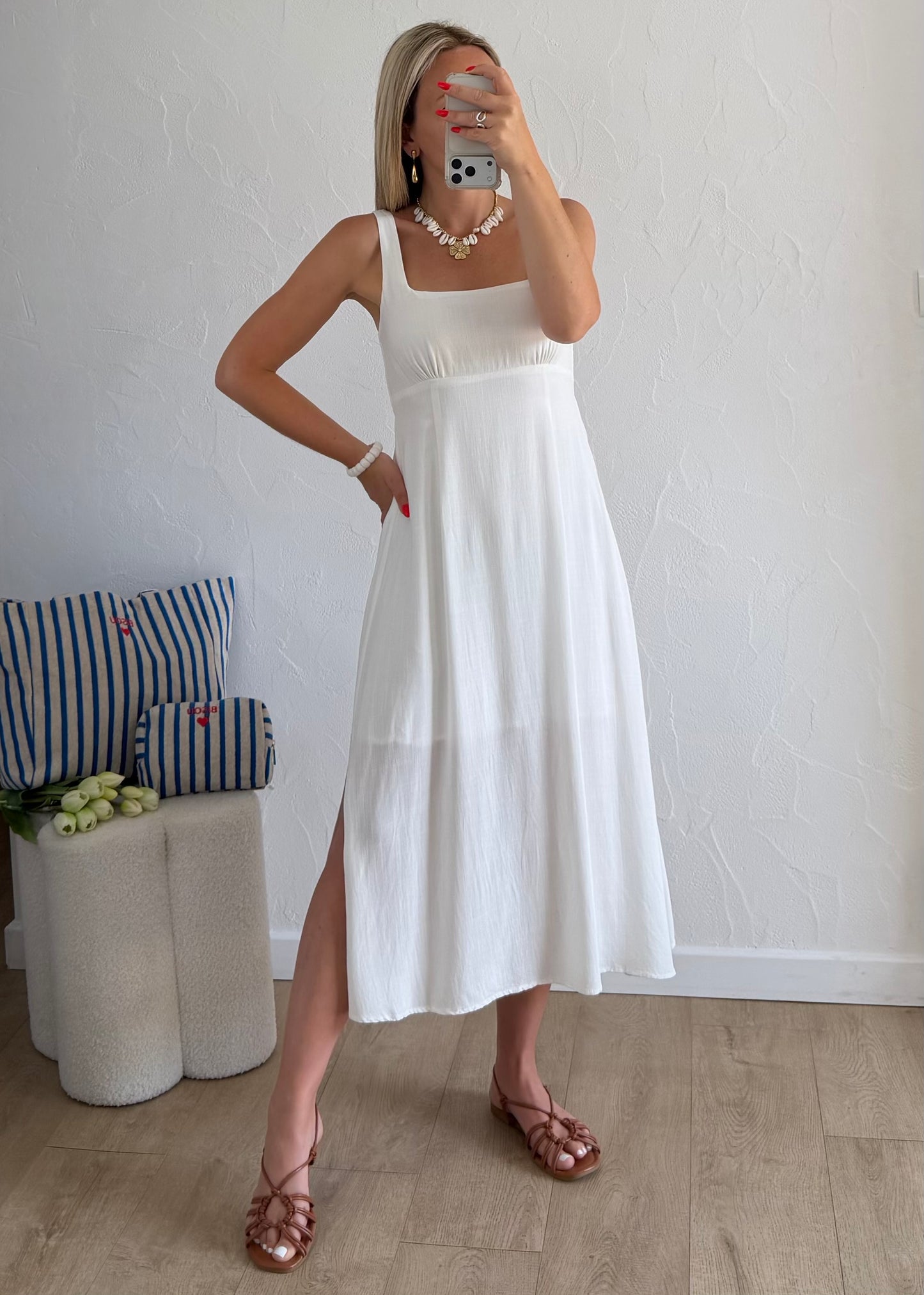 Robe CINDY Blanche