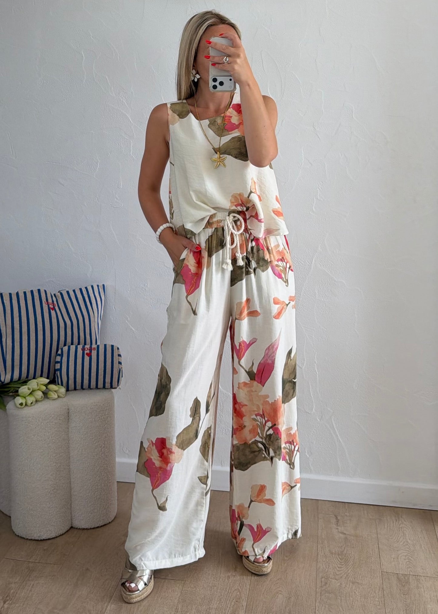 Pantalon LENA Rose