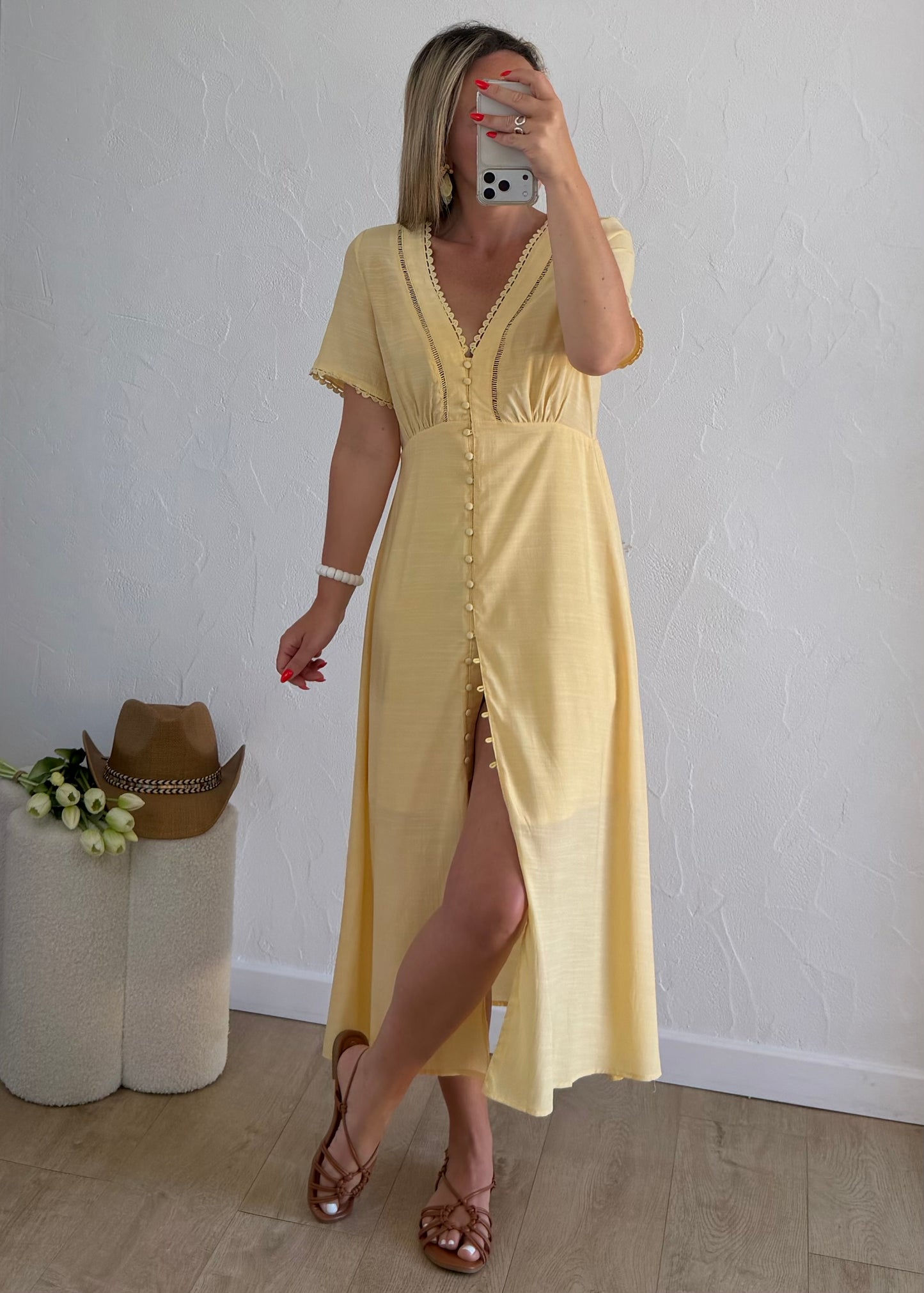 Robe IRINA Jaune