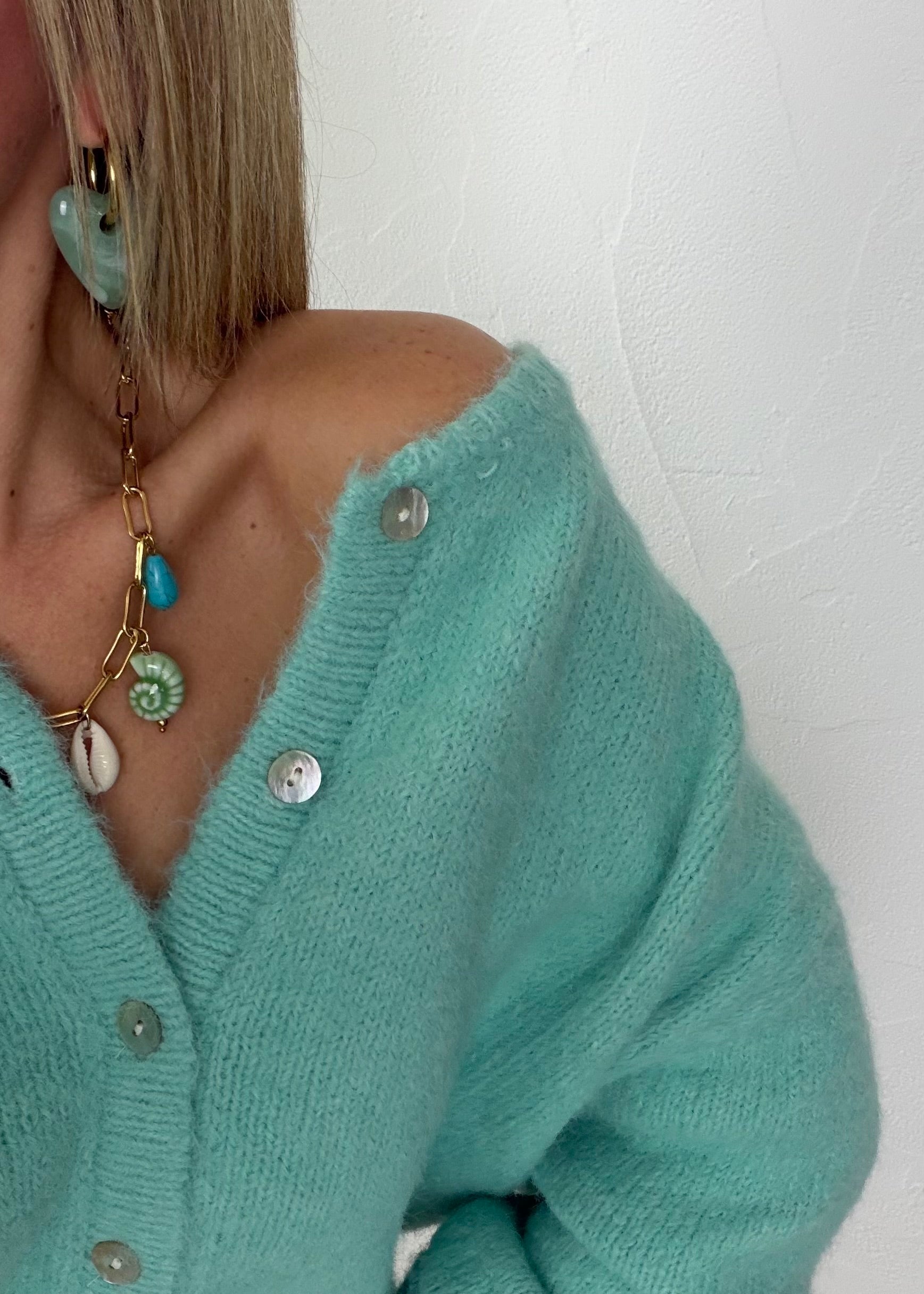 Gilet MARINA Turquoise