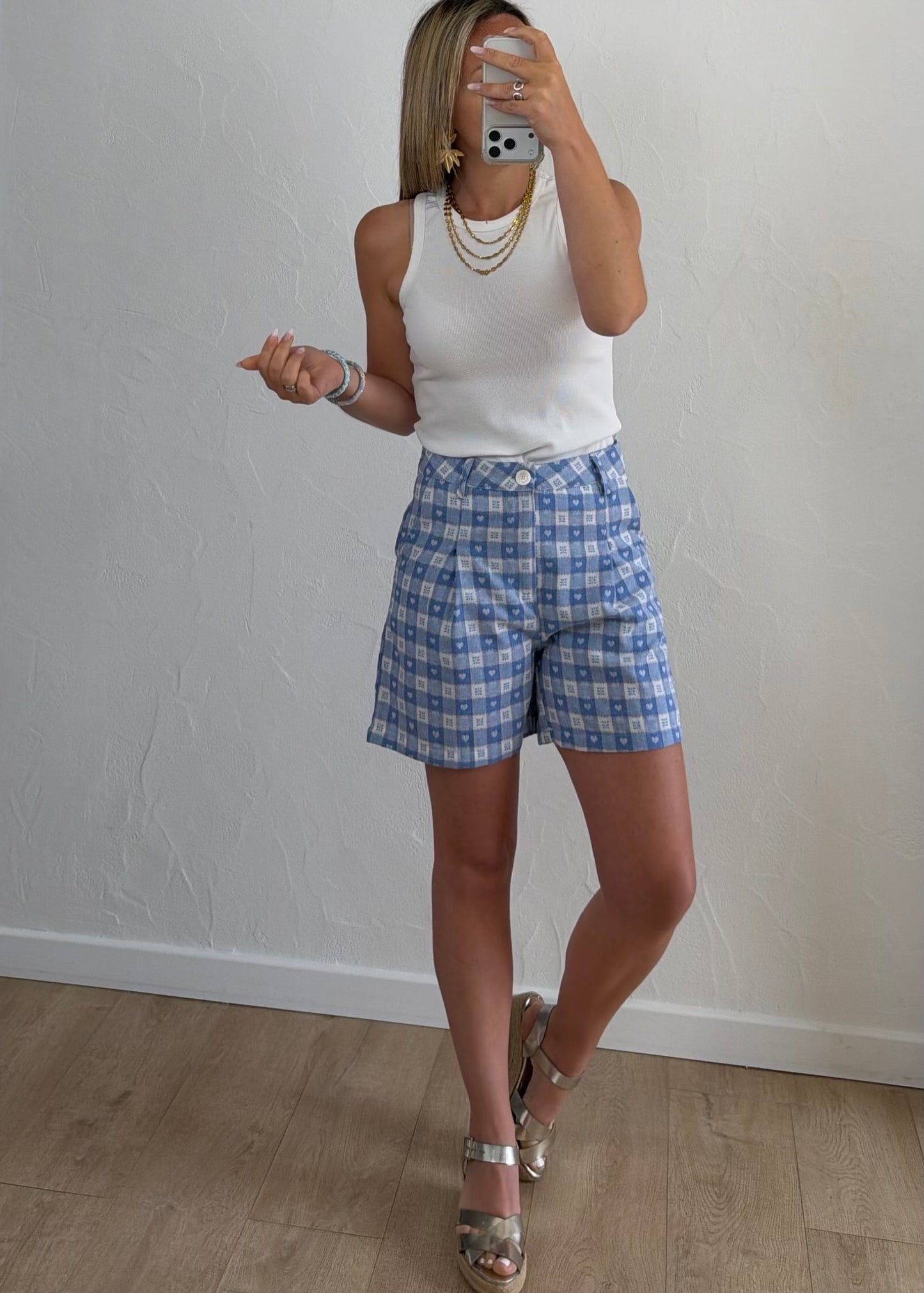 Short NOUR Bleu