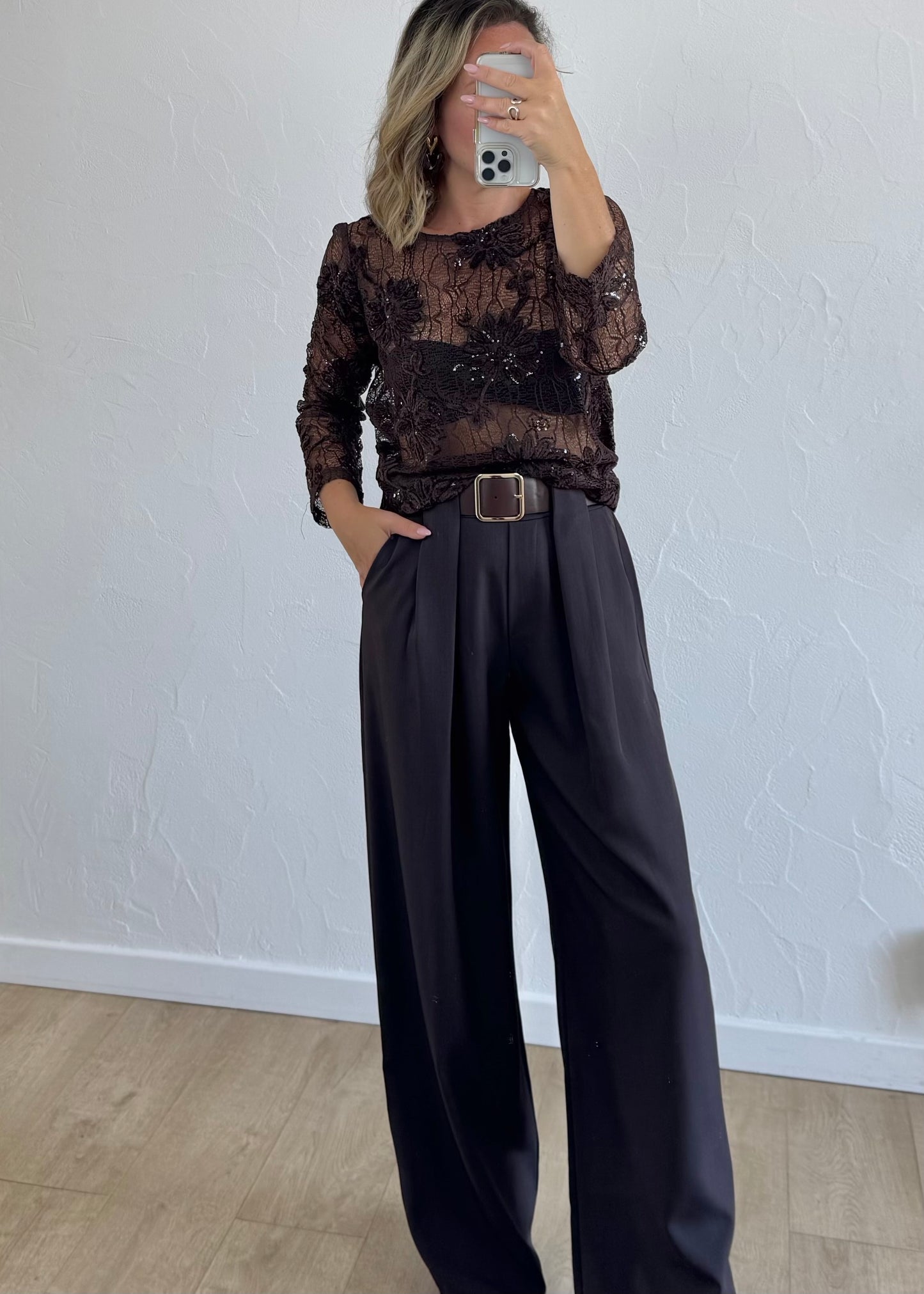 Pantalon ARDAN Chocolat