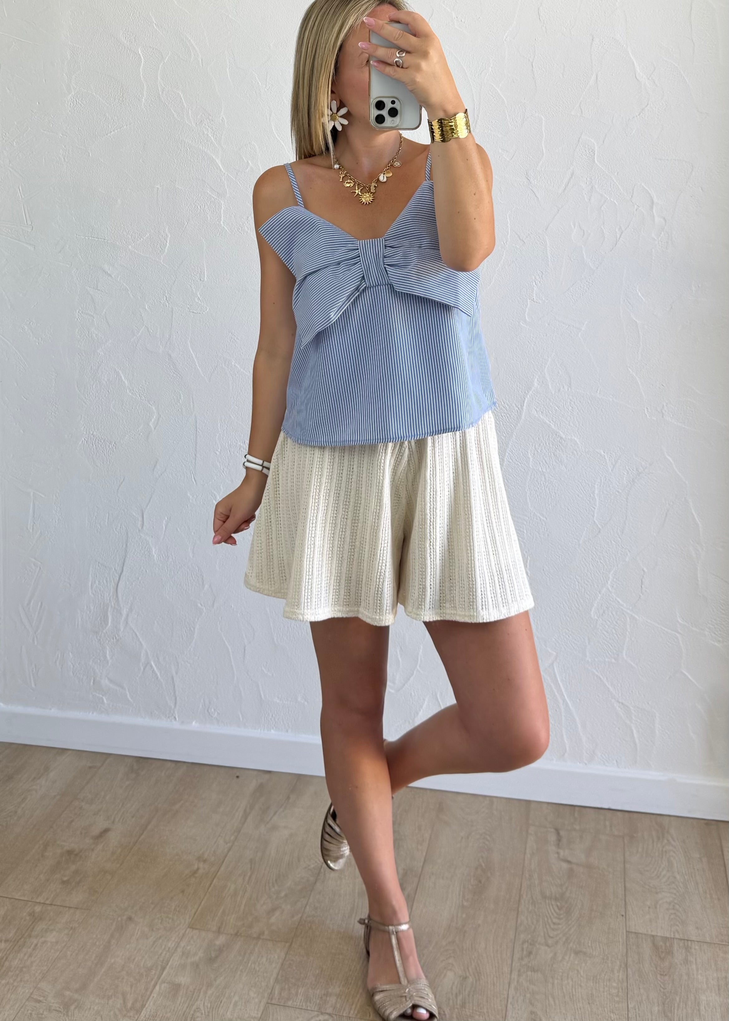 Débardeur Anna Bleu