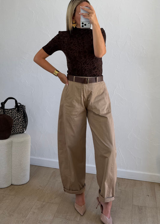 Pantalon Andrei camel