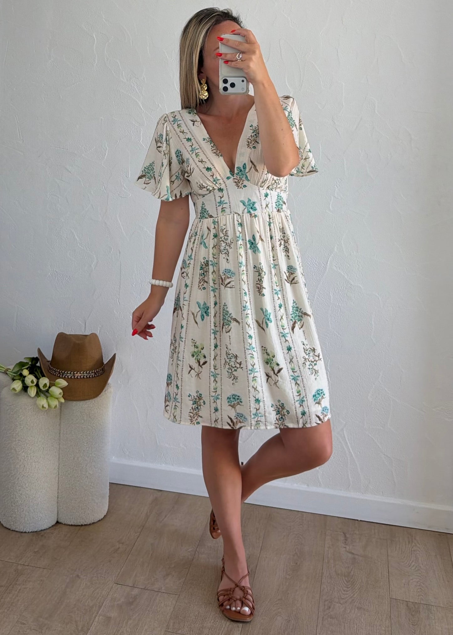 Robe DOTTIE Vert