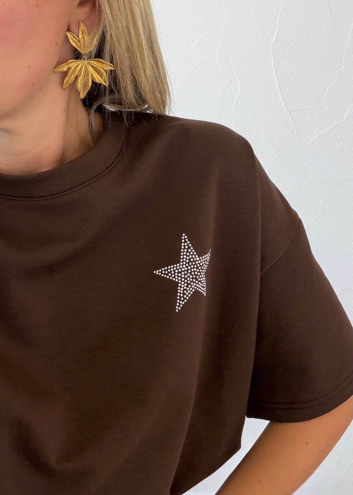 Tee-shirt Stars marron