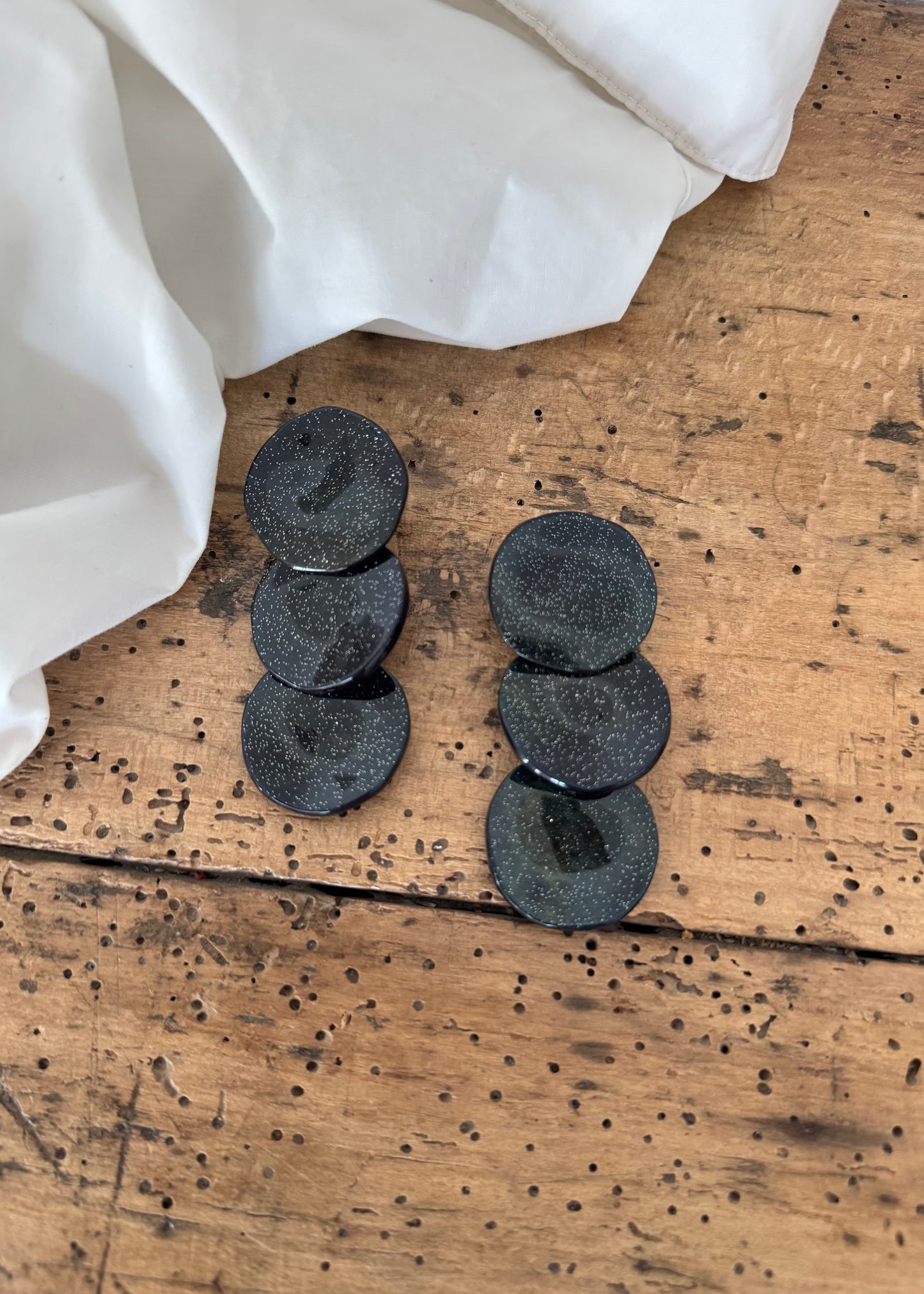 Boucles d’oreilles Noir