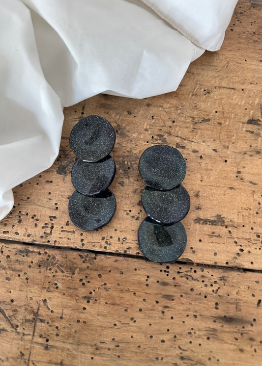 Boucles d’oreilles Noir