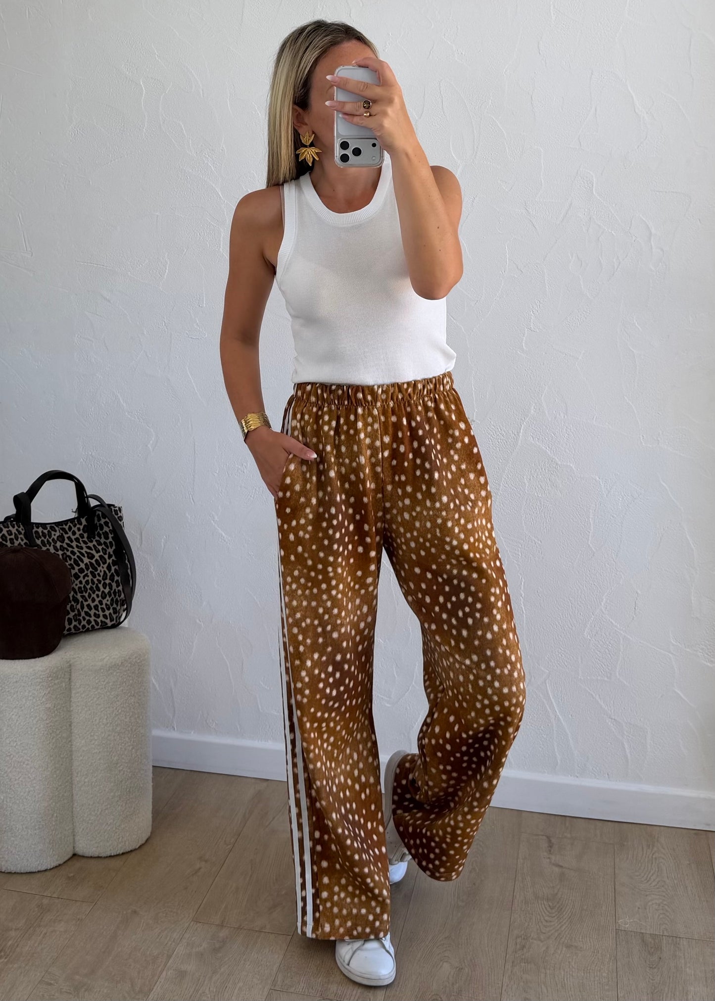 Pantalon Bonnie imprimé