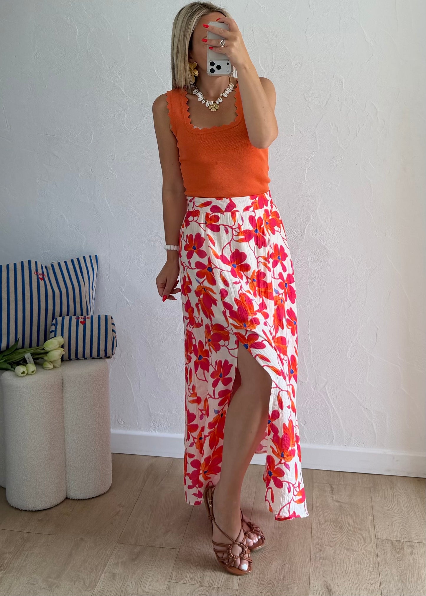 Débardeur ROMANE Orange
