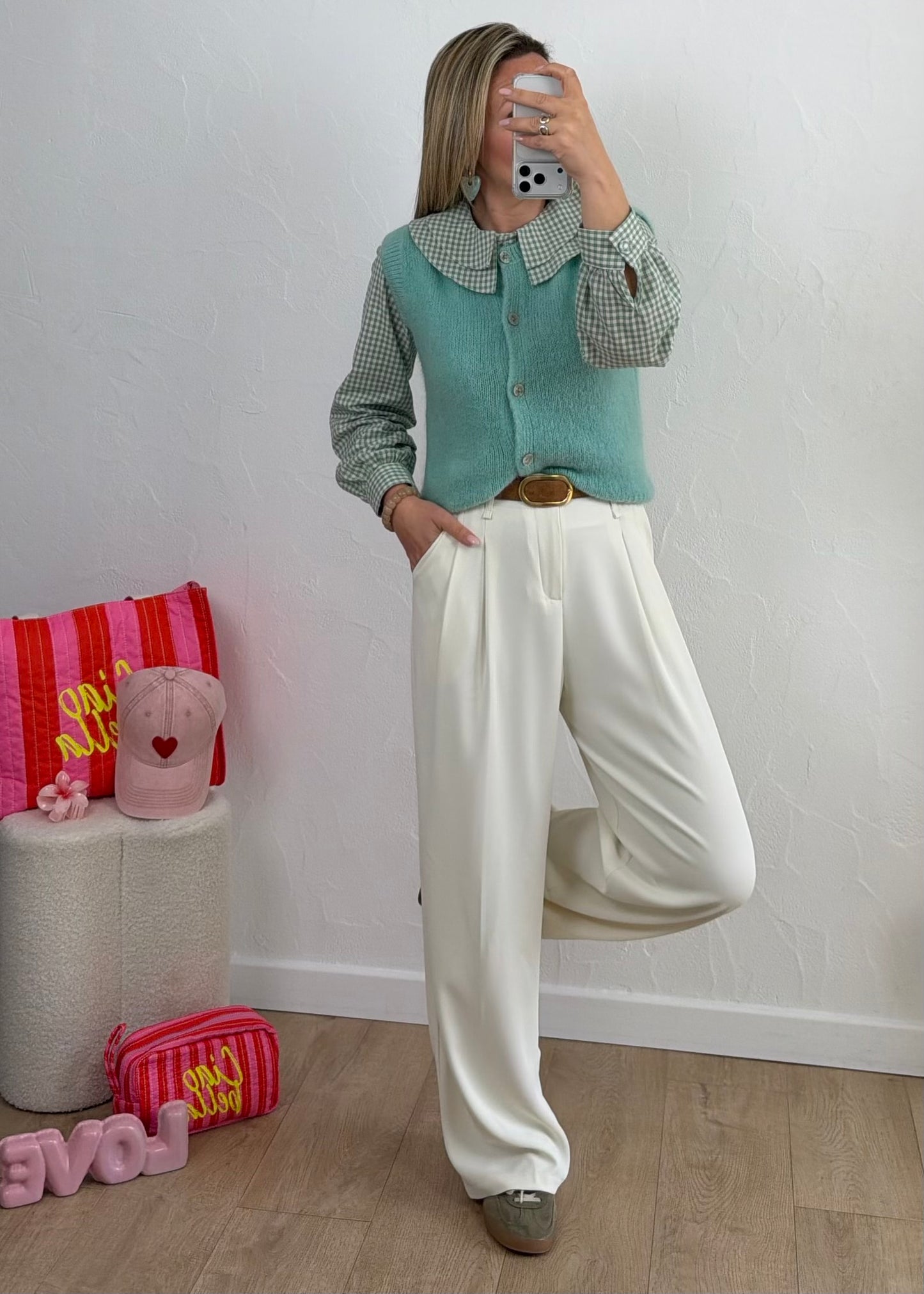 Gilet ADRIANNA Turquoise