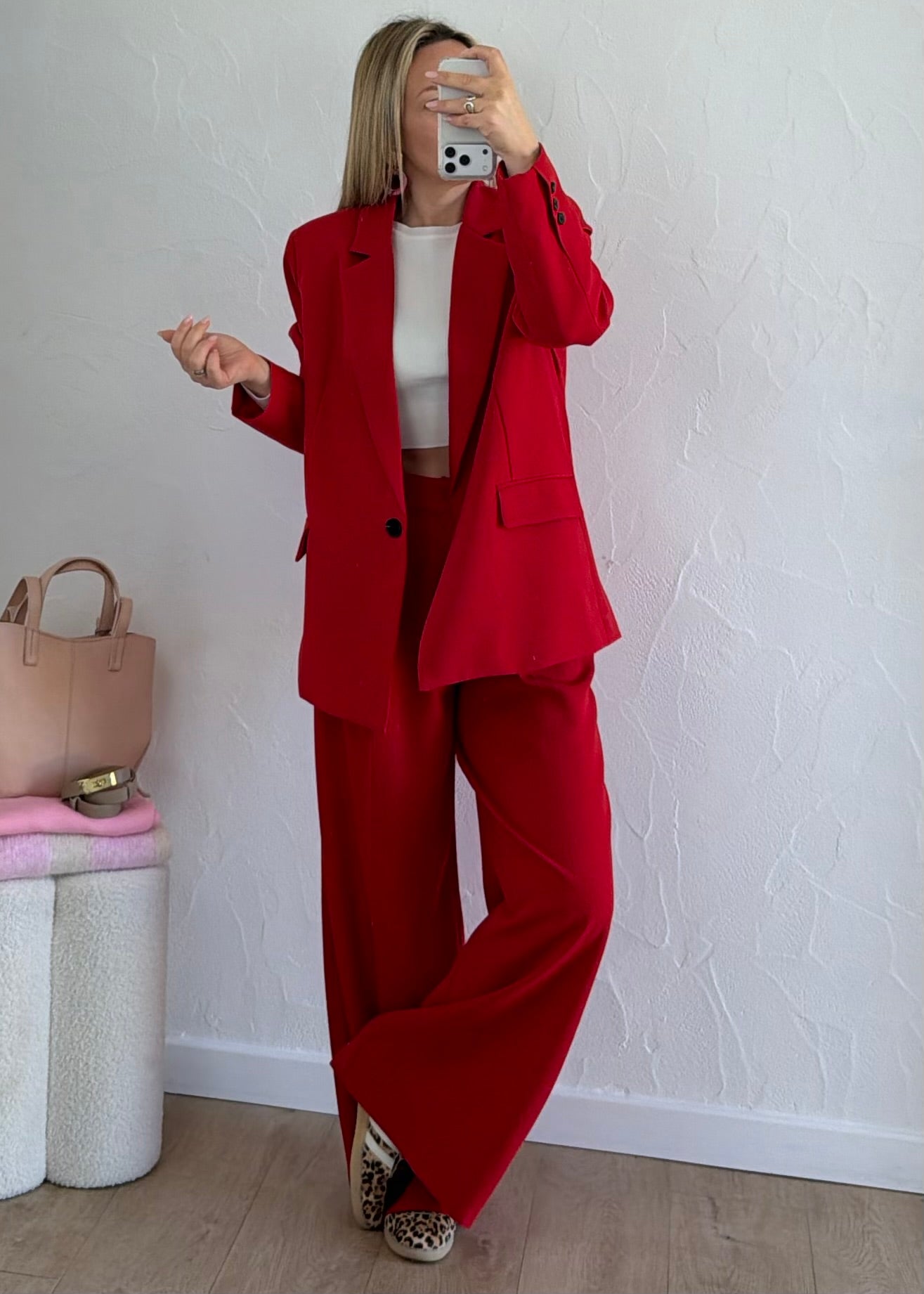Blazer CORALIE Rouge