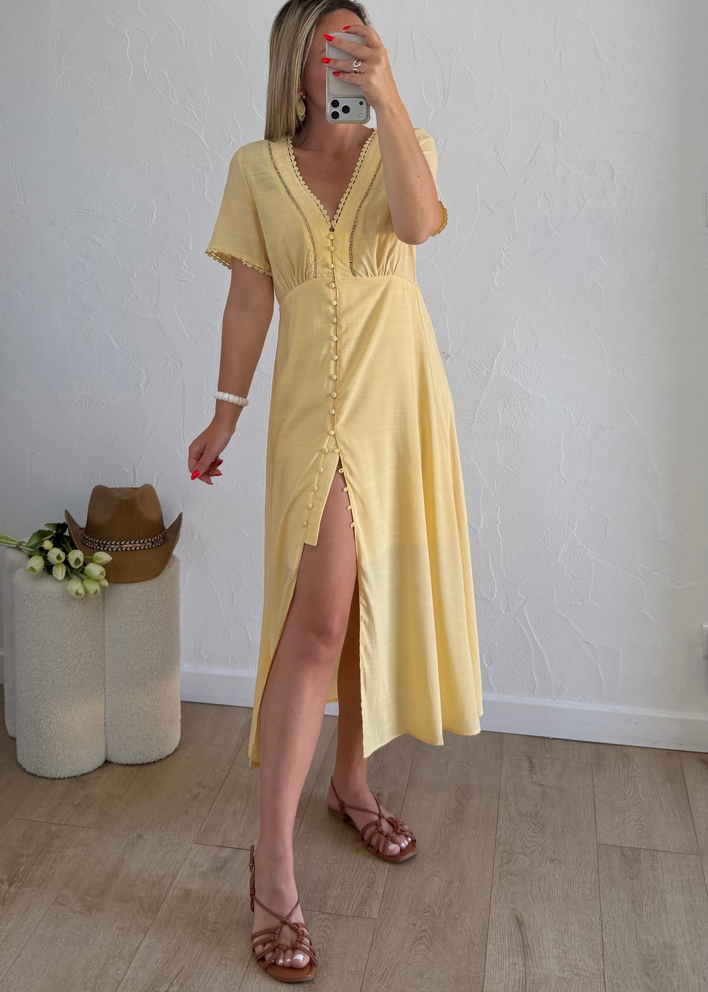 Robe IRINA Jaune