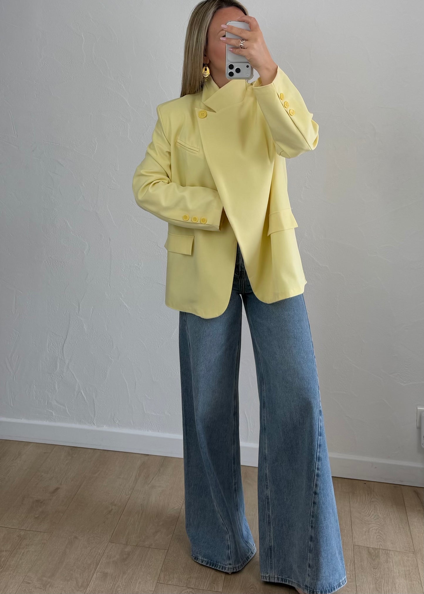 Blazer EULALIE Jaune