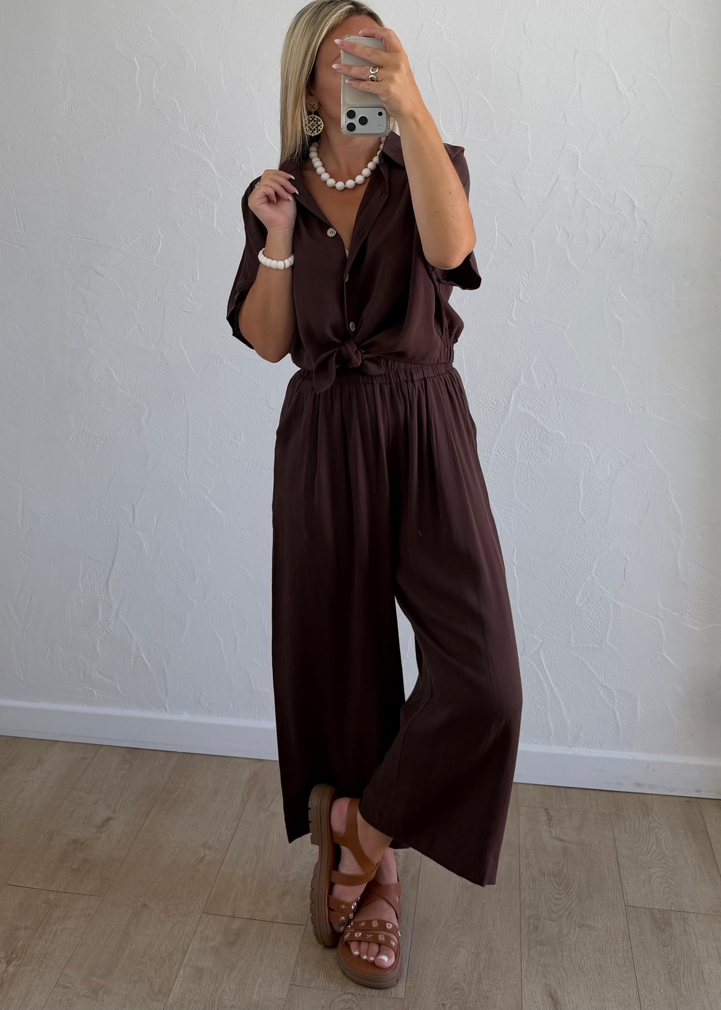 Pantalon JUNE Choco
