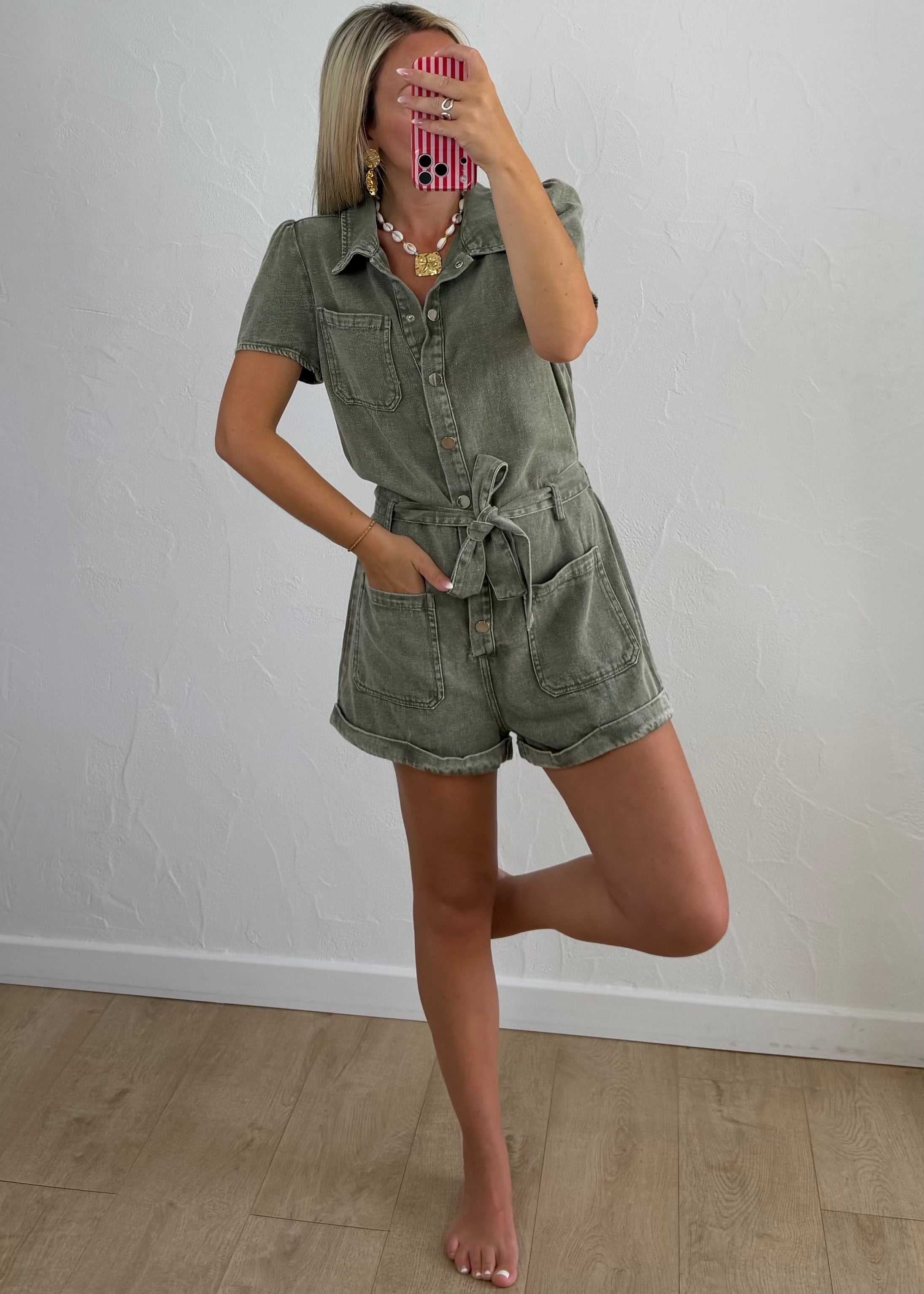 Combi-Short AGATHE Kaki