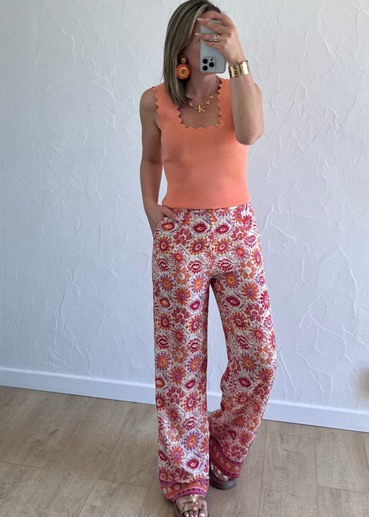 Pantalon Louison Fleuri