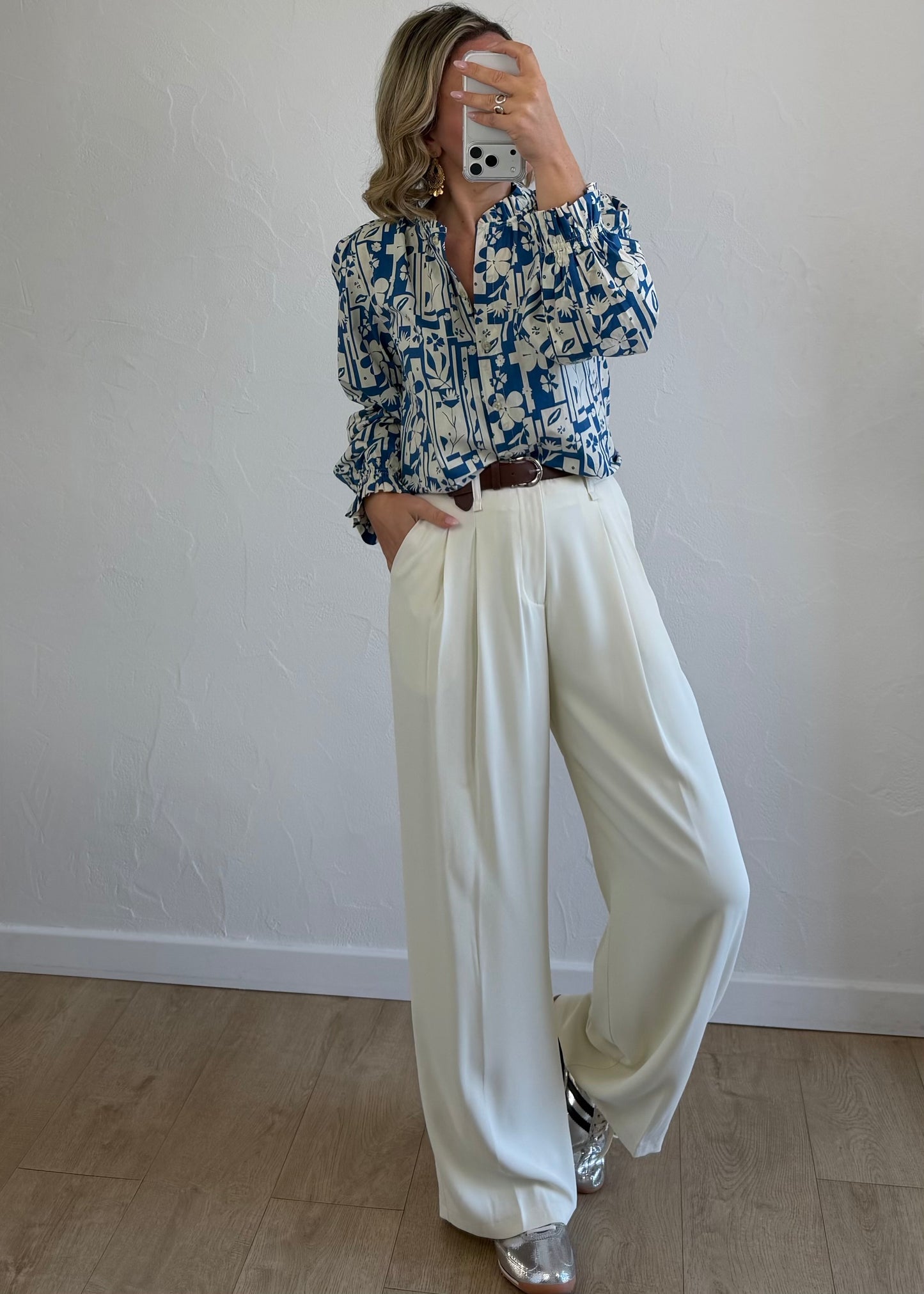 Chemisier SOLENE Bleu