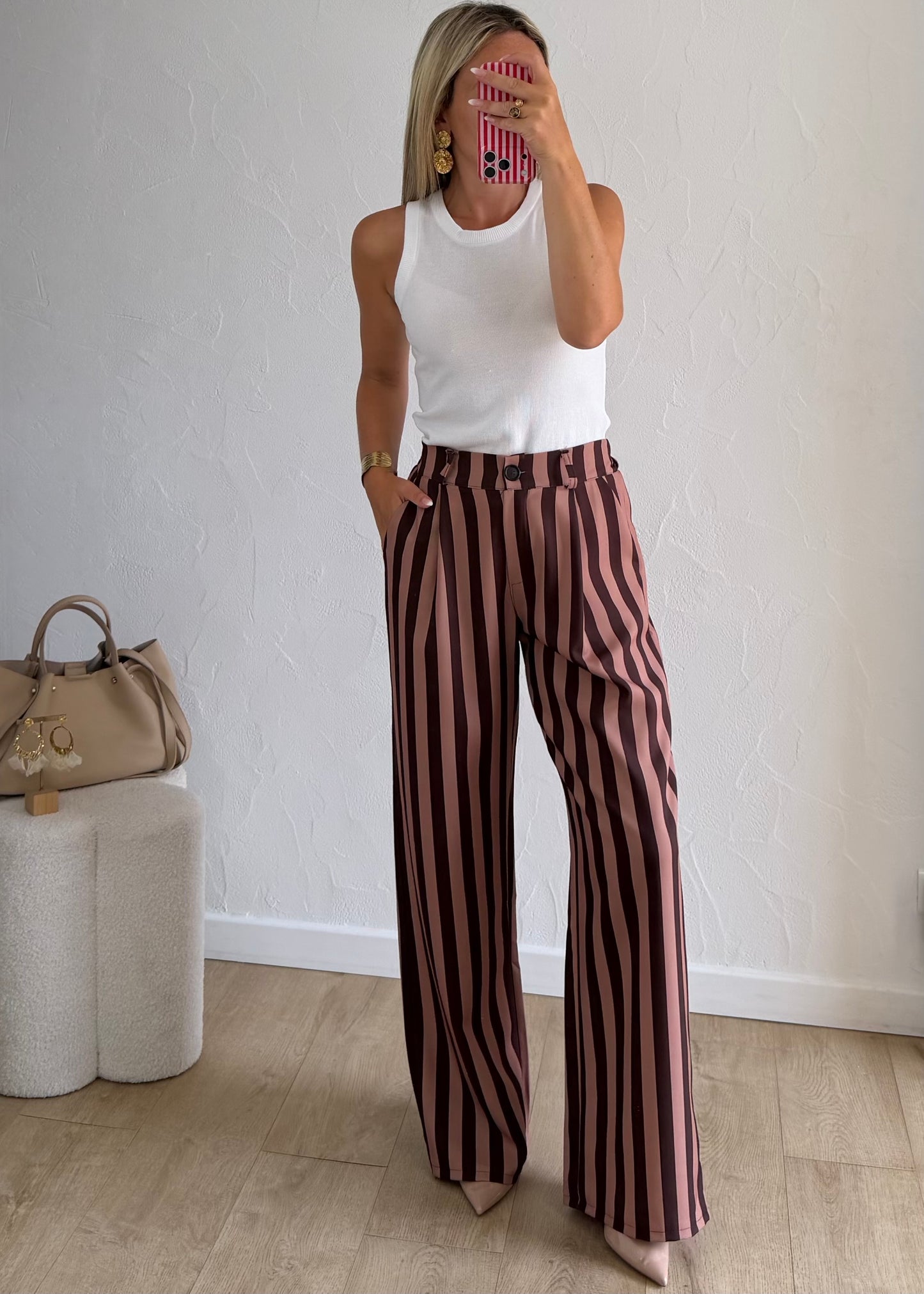 Pantalon ORIANE Camel