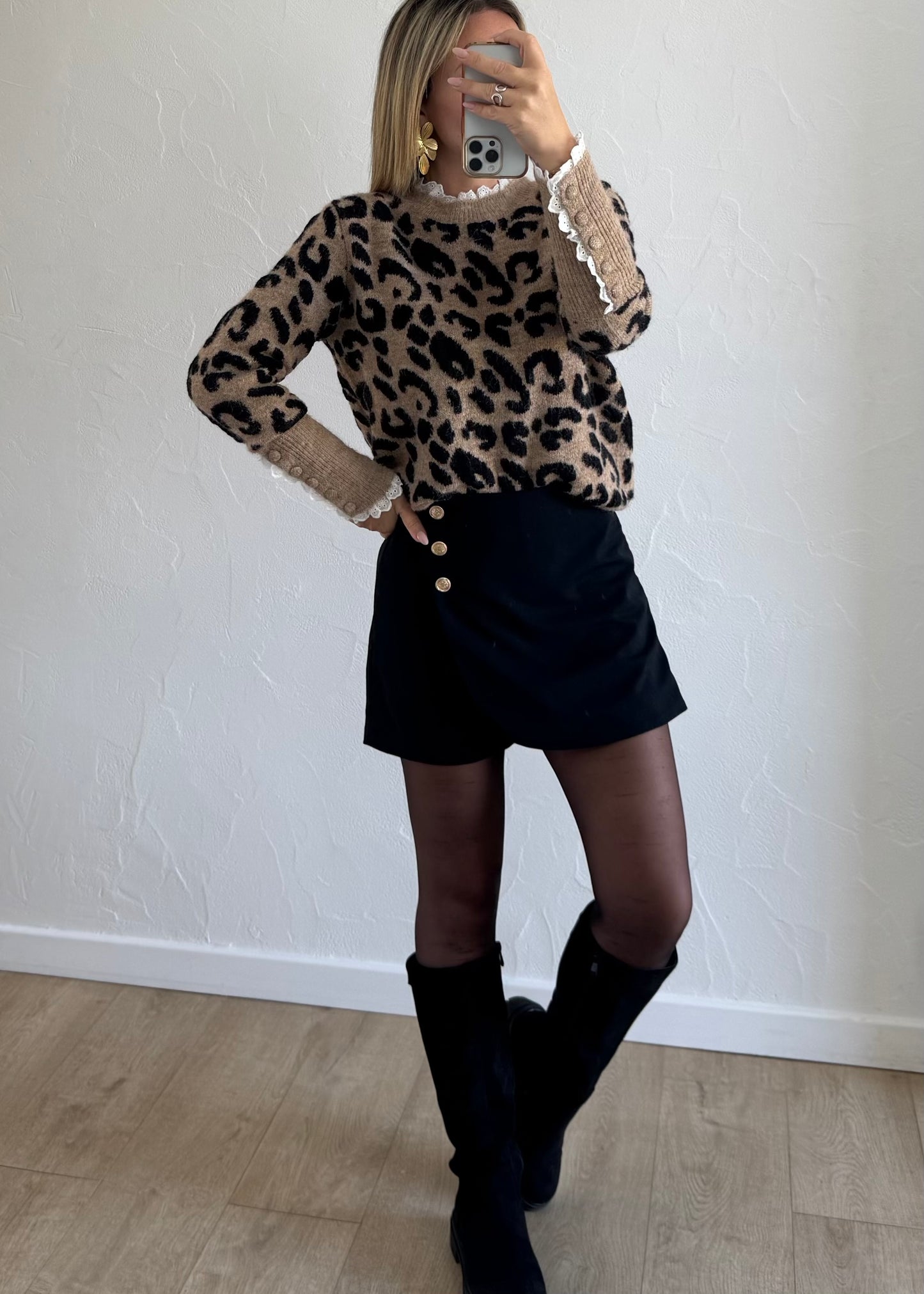 Pull MARIE-LOUISE Taupe