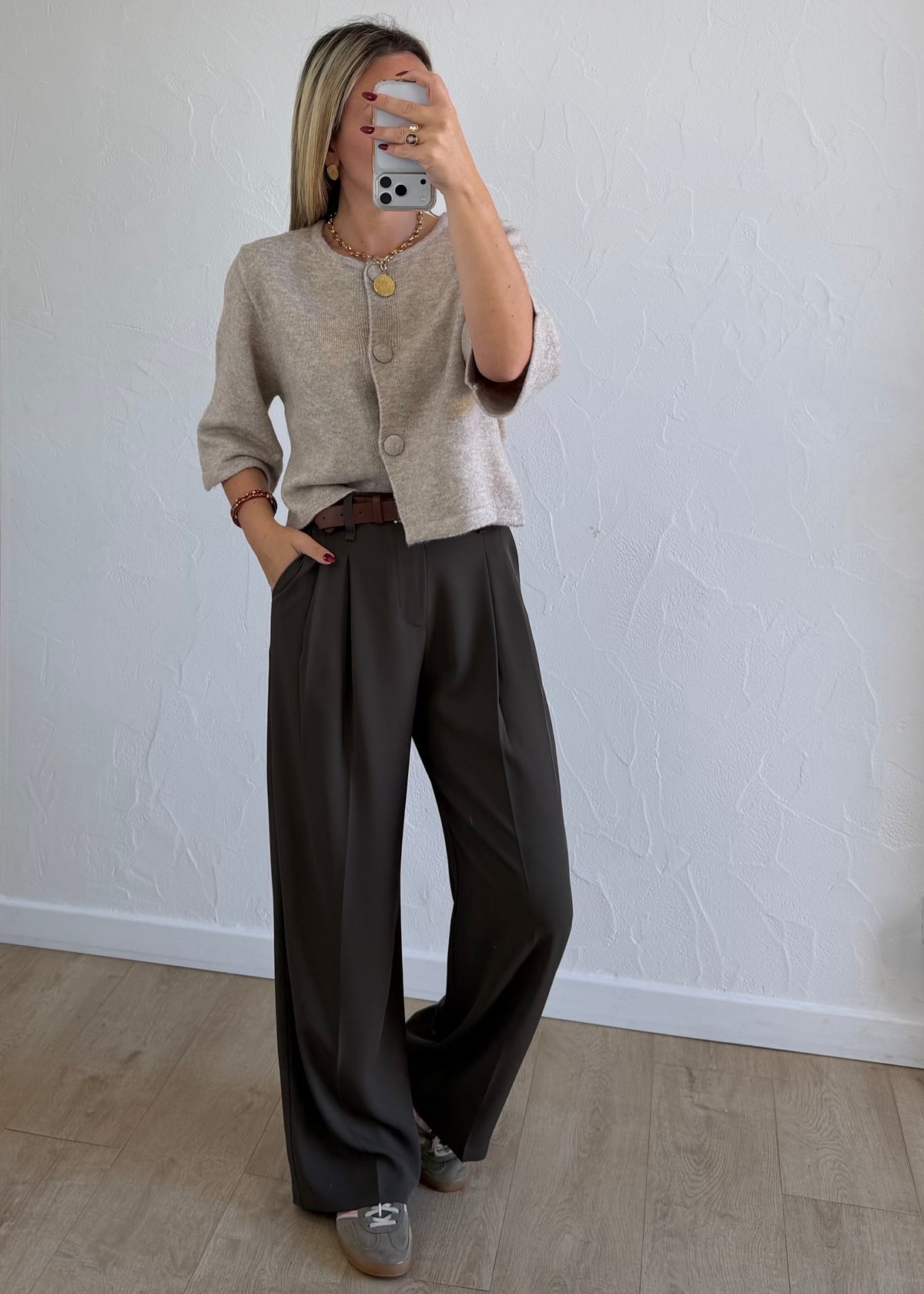Pull Maeva taupe