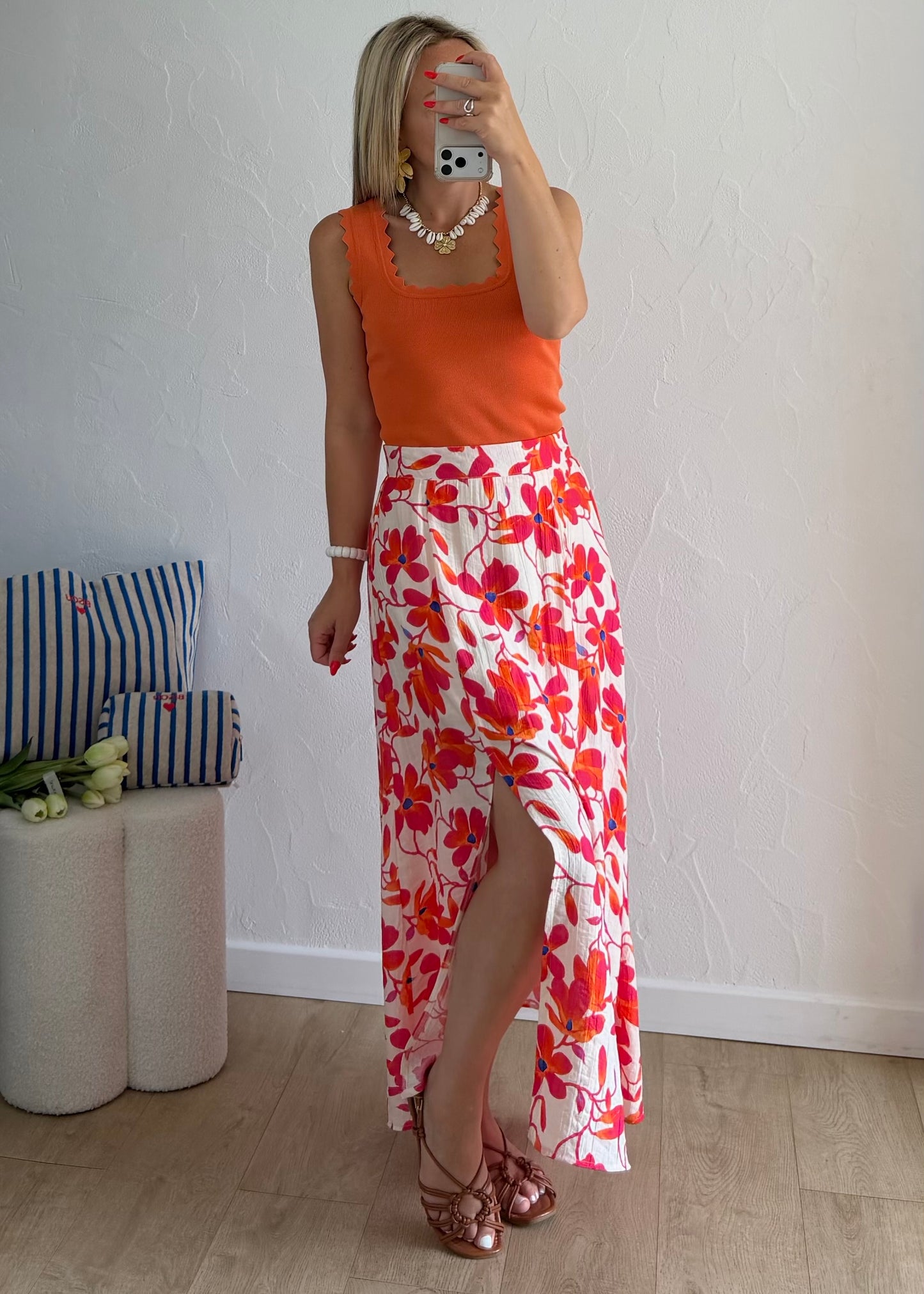 Débardeur ROMANE Orange