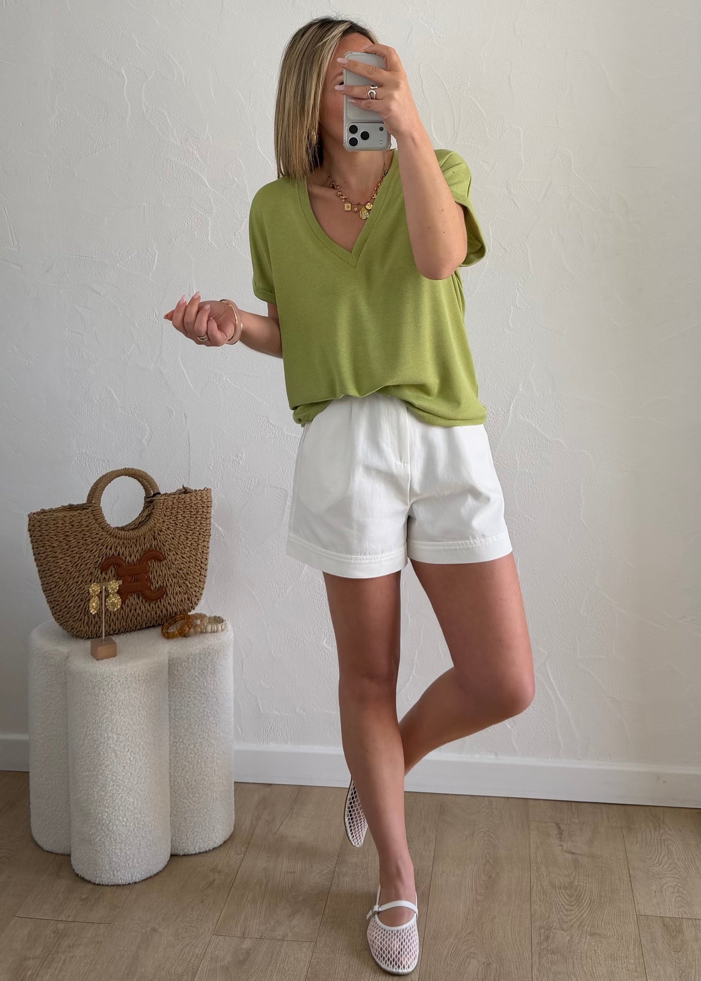 T-shirt Lisa Vert Anis 🥝