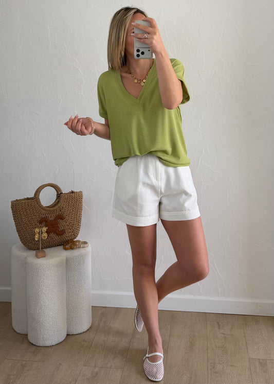 T-shirt Lisa Vert Anis 🥝