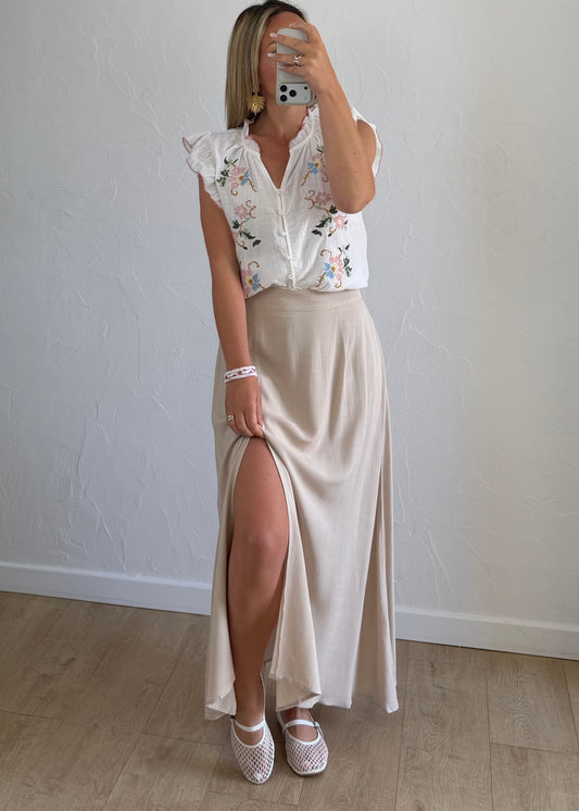 Jupe EMMA Beige