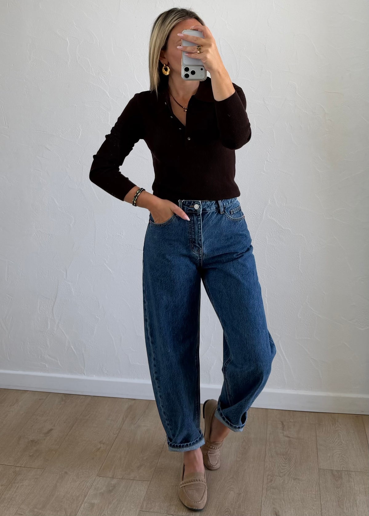 Polo Céline chocolat