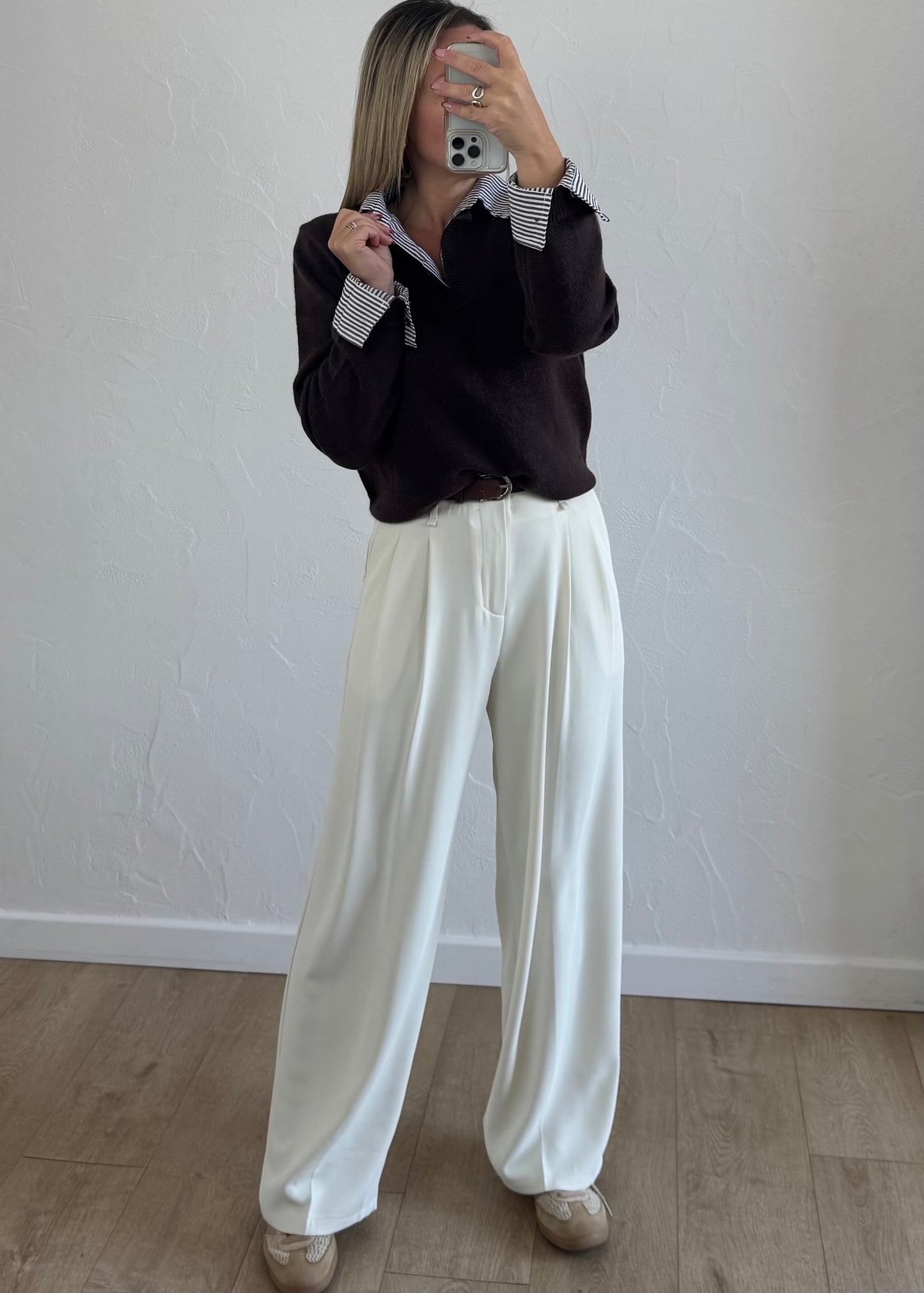 Pull ORELIANE Chocolat