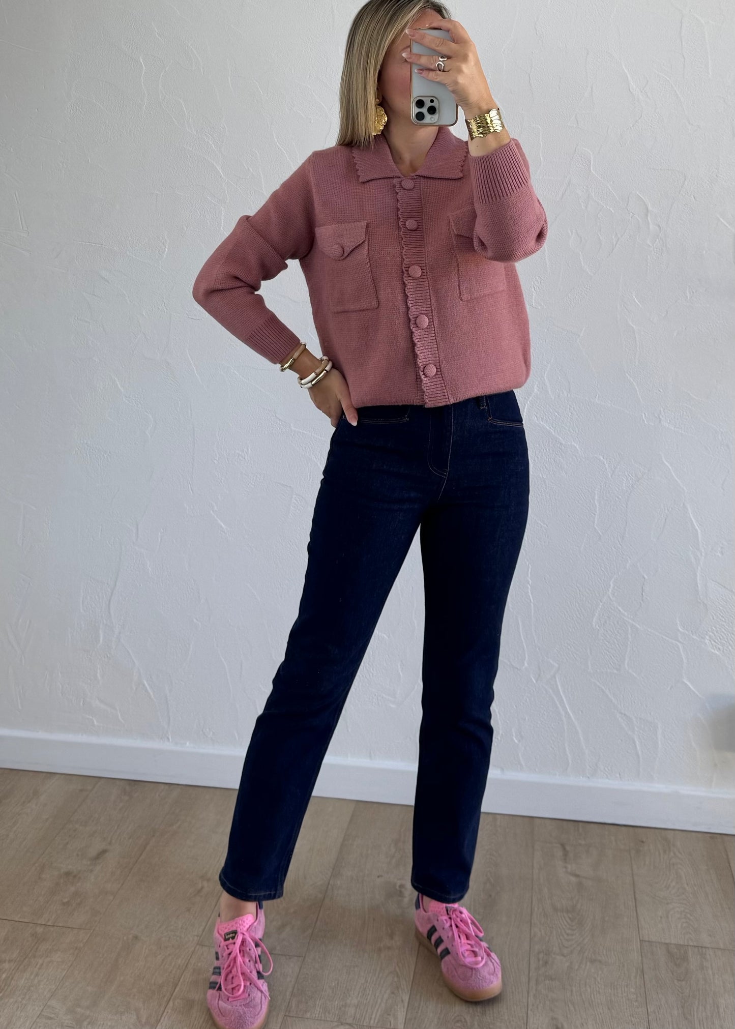 Gilet LEONA Rose