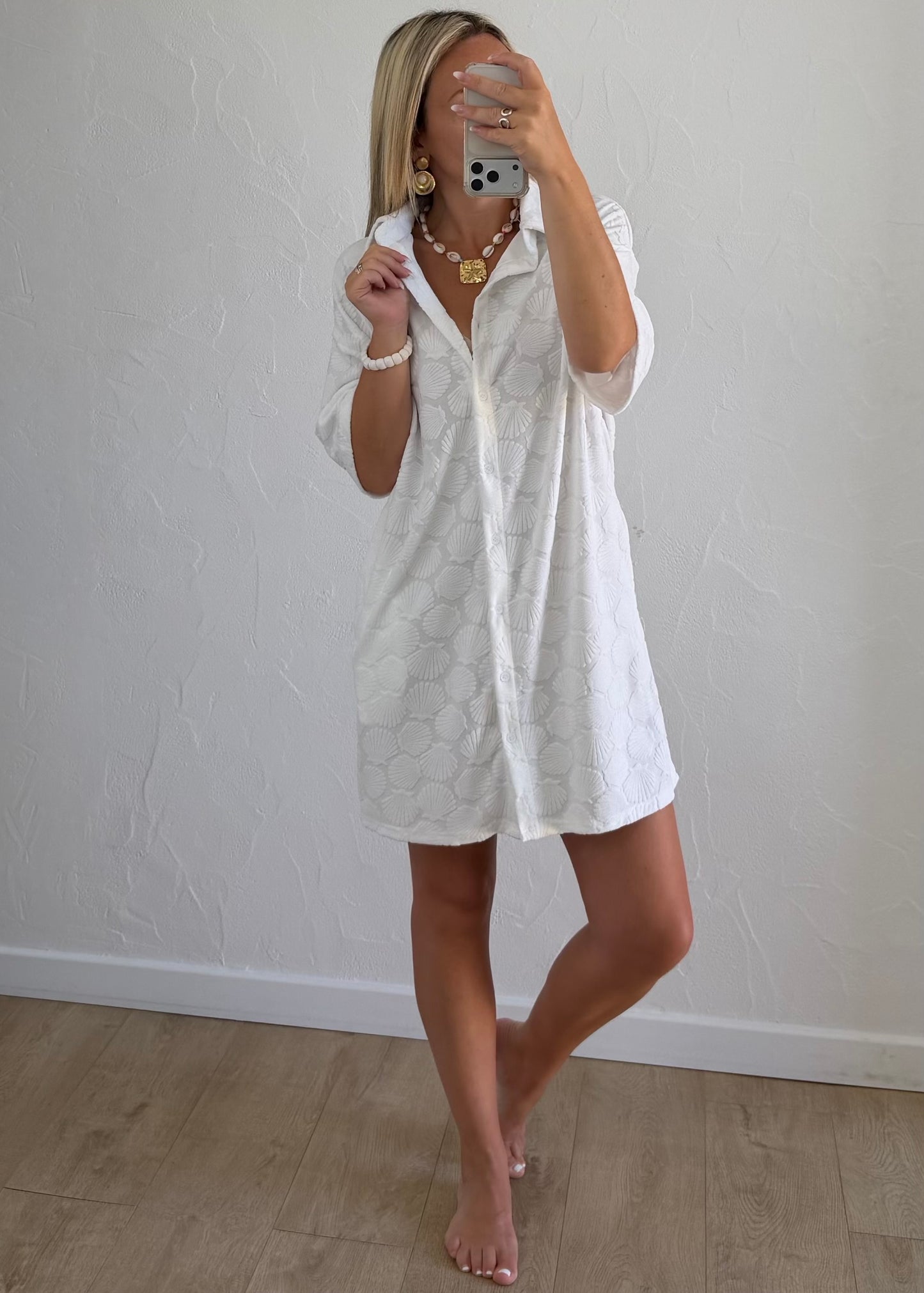 Robe ÉPONGE Blanc