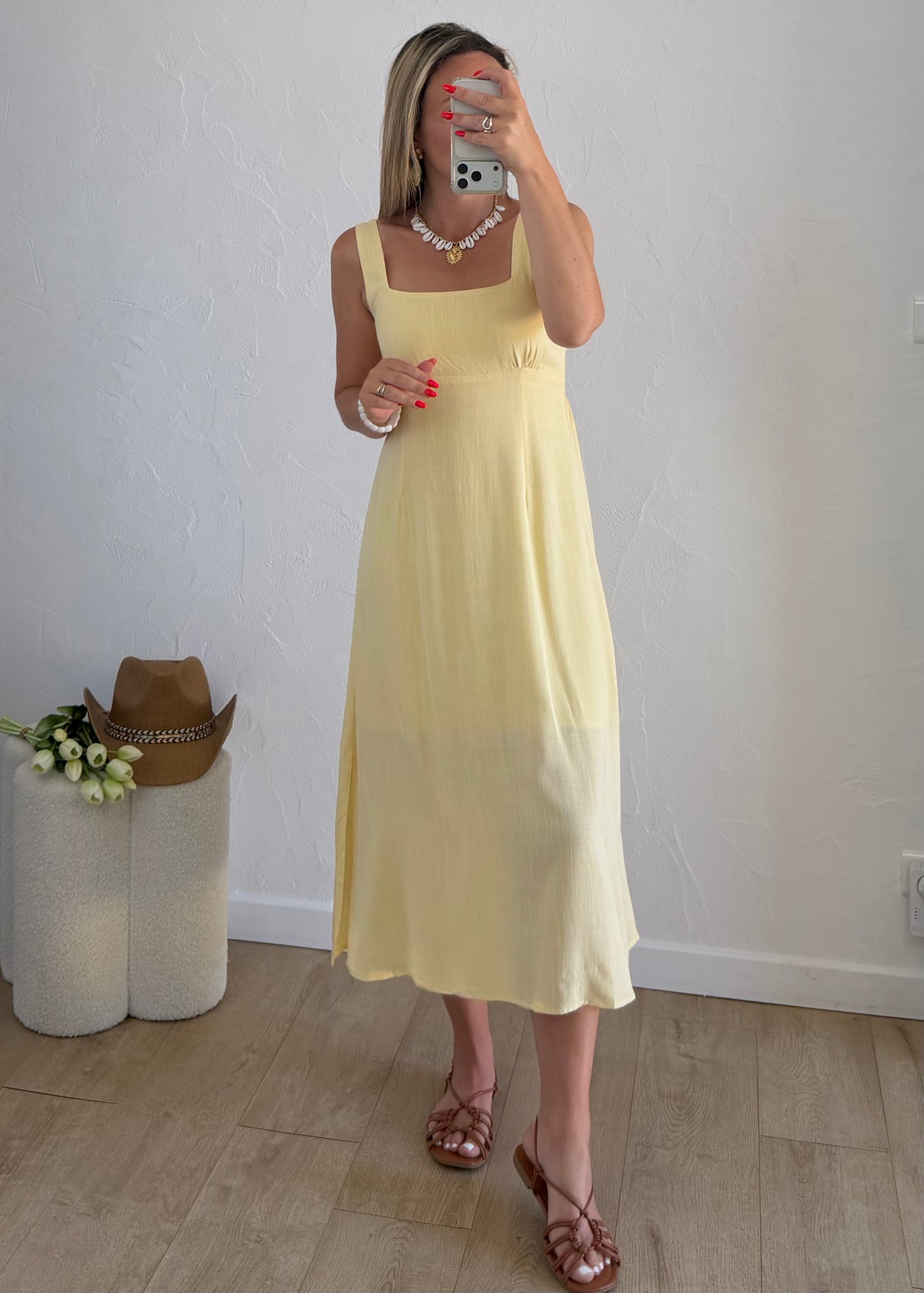 Robe CINDY Jaune