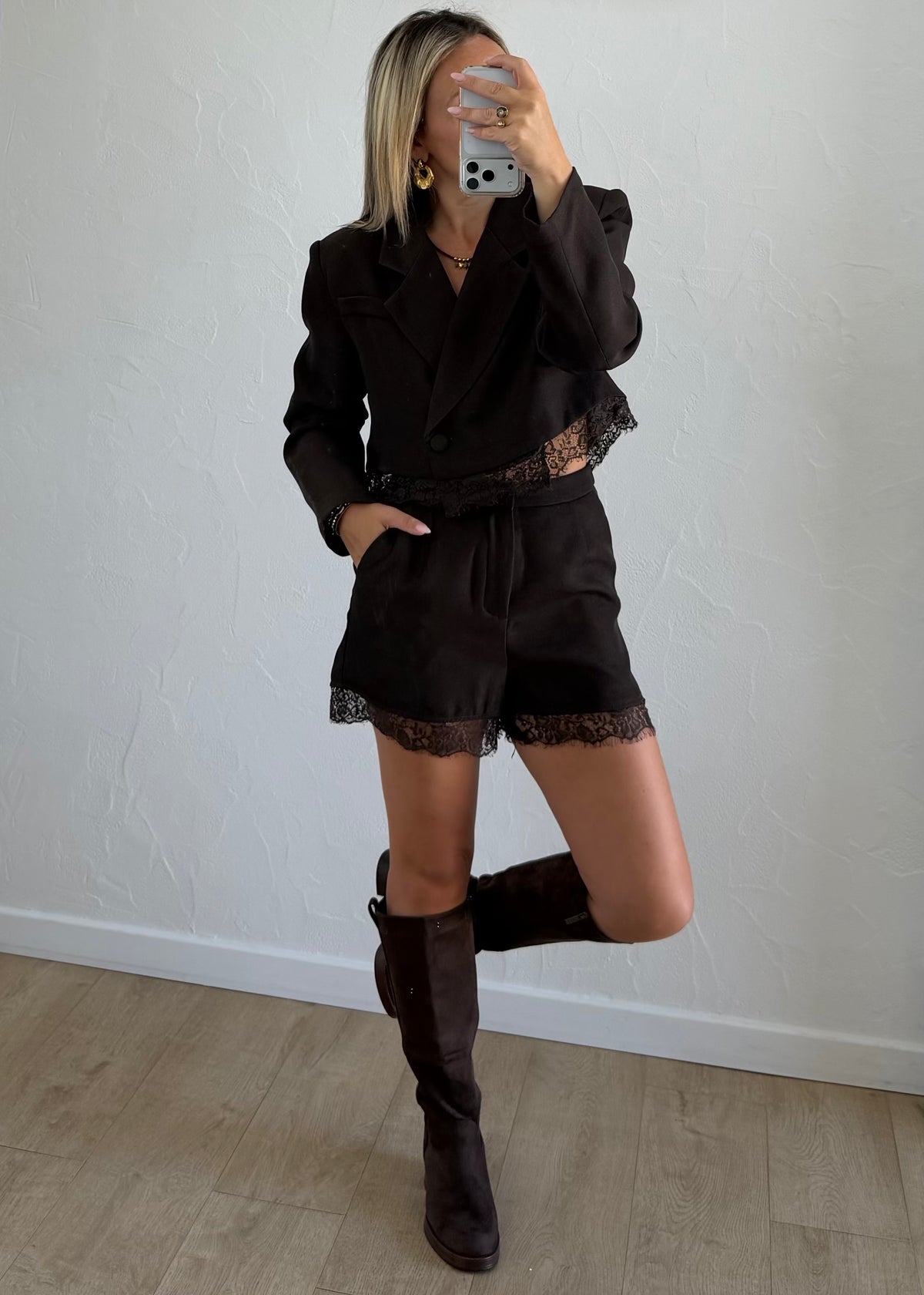 Short Jenna chocolat