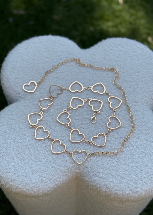 Chaine de ventre coeur ♡