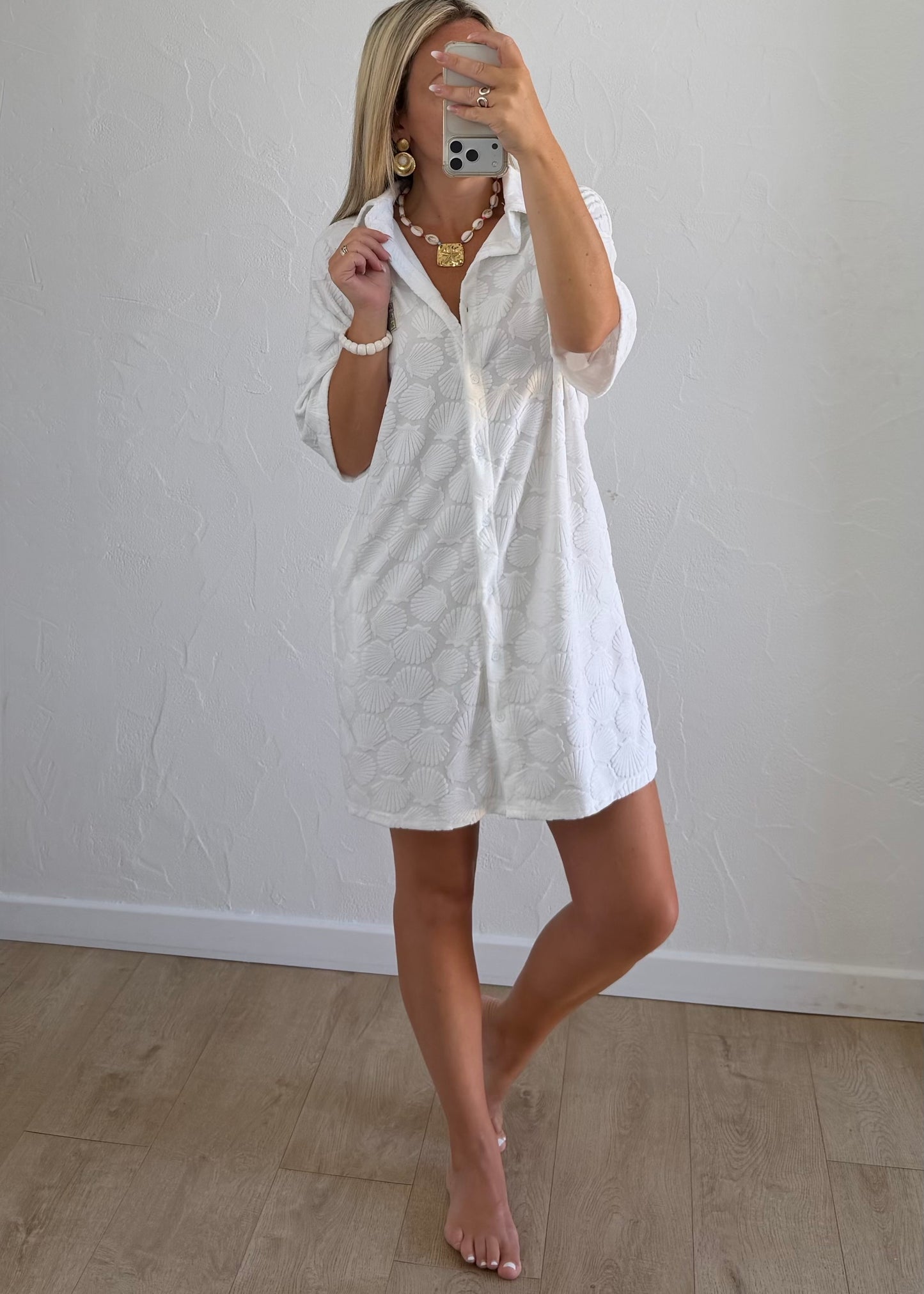 Robe ÉPONGE Blanc
